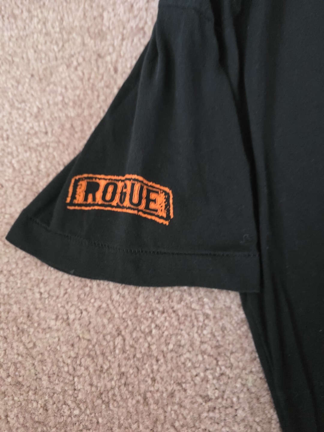 Vintage Rogue Fitness Crossfit Halloween 2020 Bat Black Gym Wod T-Shirt Size L