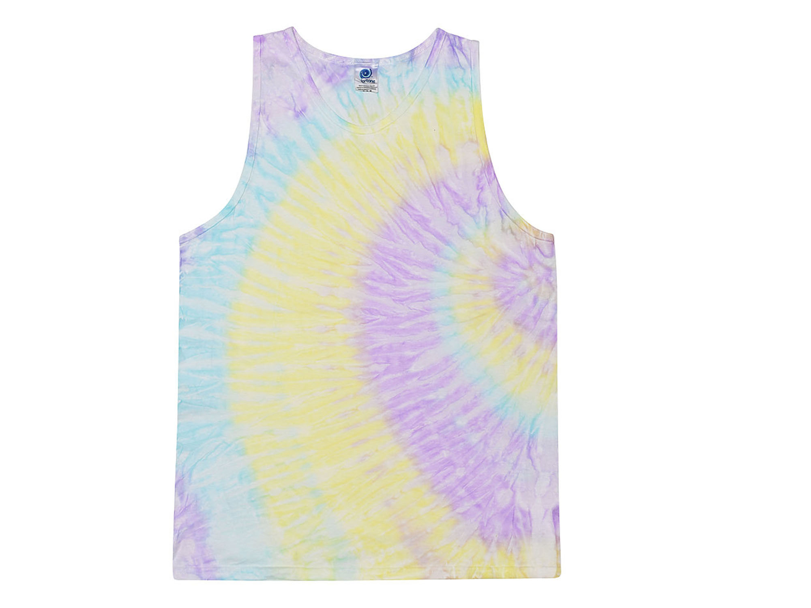 Multi-Color Tie Dye Tank Tops Sleeveless T-Shirts Adult S to XXXL Cotton
