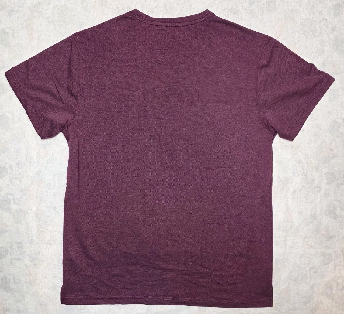 Scott James Short Sleeve Shirt Men’s Large SJTS-21172 Red/Violet