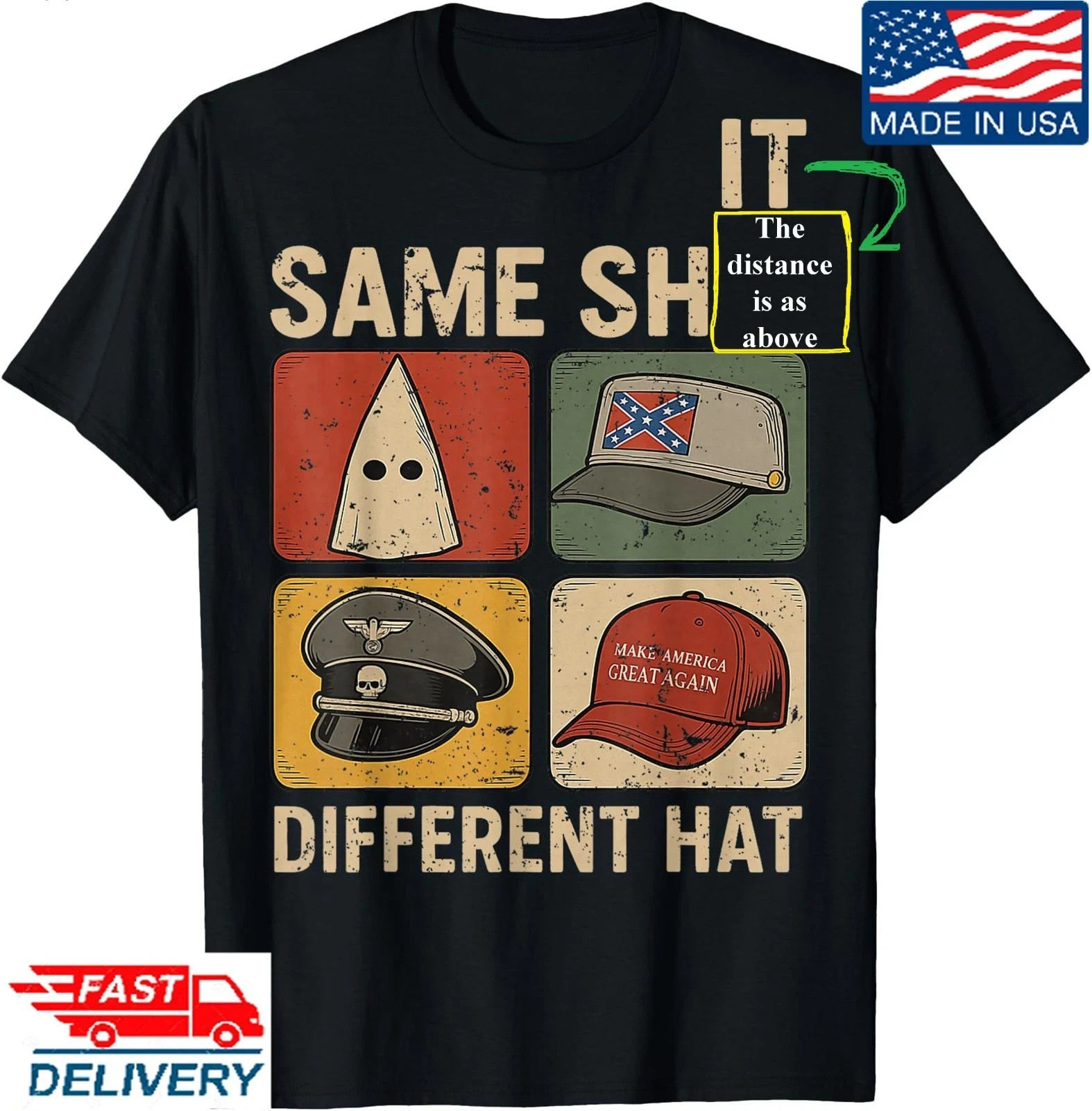 Same Shjt Different Hat Funny T-Shirt, Unisex Tee