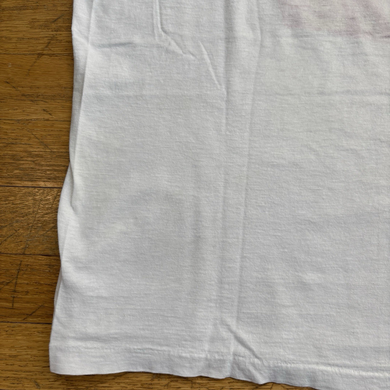 Vintage 80s Hong Kong Shirt China Tourist Single Stitch White Size Small