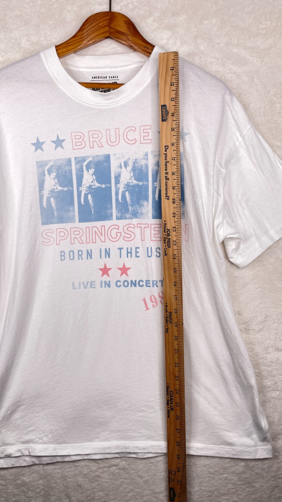 Bruce Springsteen 2024 “Born in the USA” American Eagle Band T-Shirt Unisex Med*