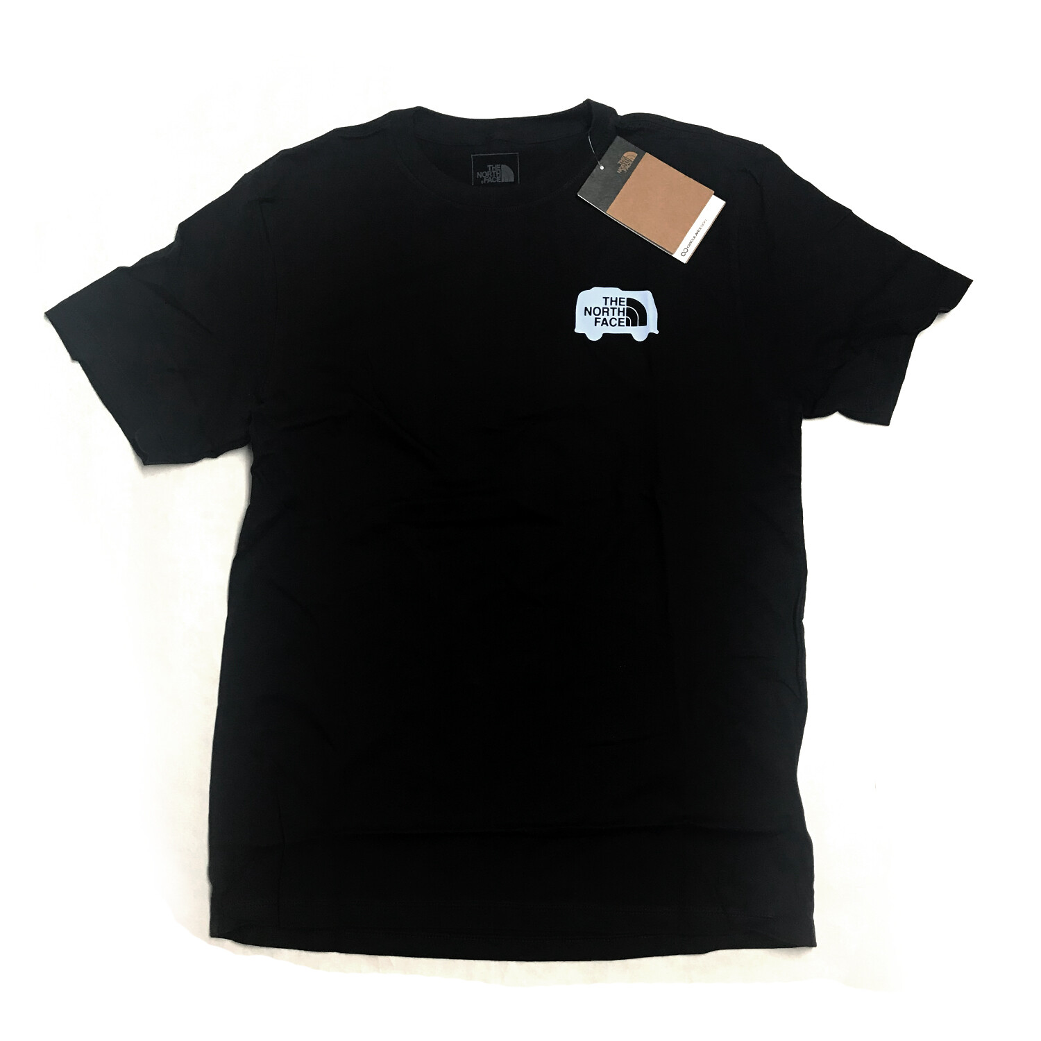 The North Face Mens Brand Proud S/S Tee T-shirt – TNF Black/Barely Blue