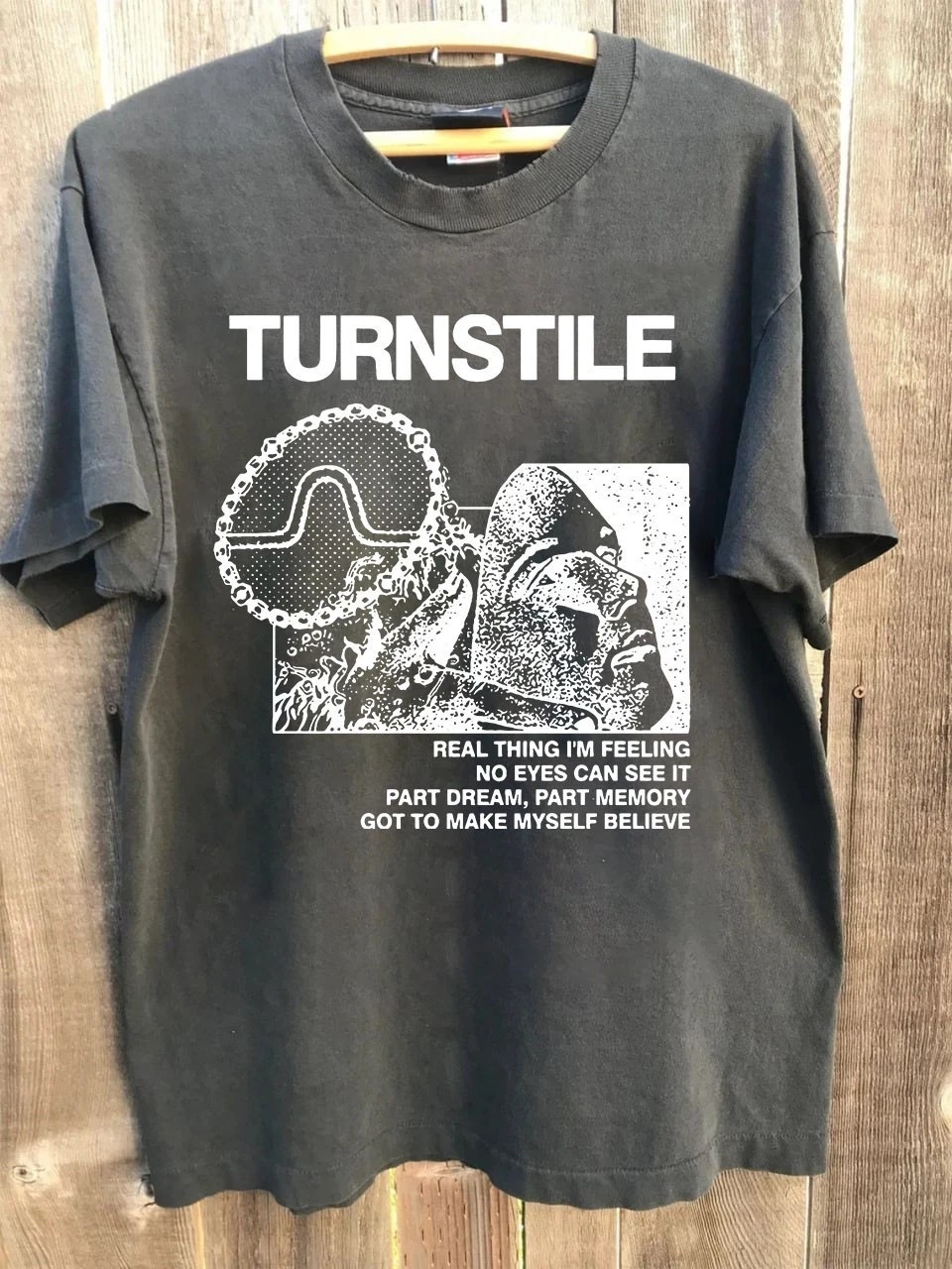 Turnstile American Hardcore Punk Band Charcoal Unisex T-Shirt Reprint