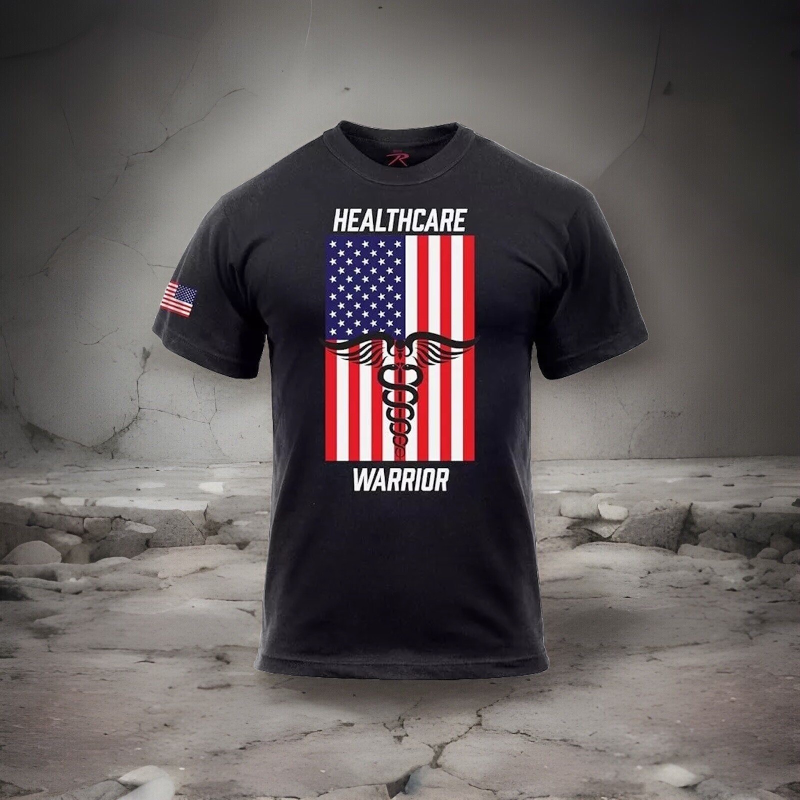 ROTHCO – HEALTHCARE WARRIOR / 60% COTTON 40% POLY / S-SLEEVE T-SHIRT (S)