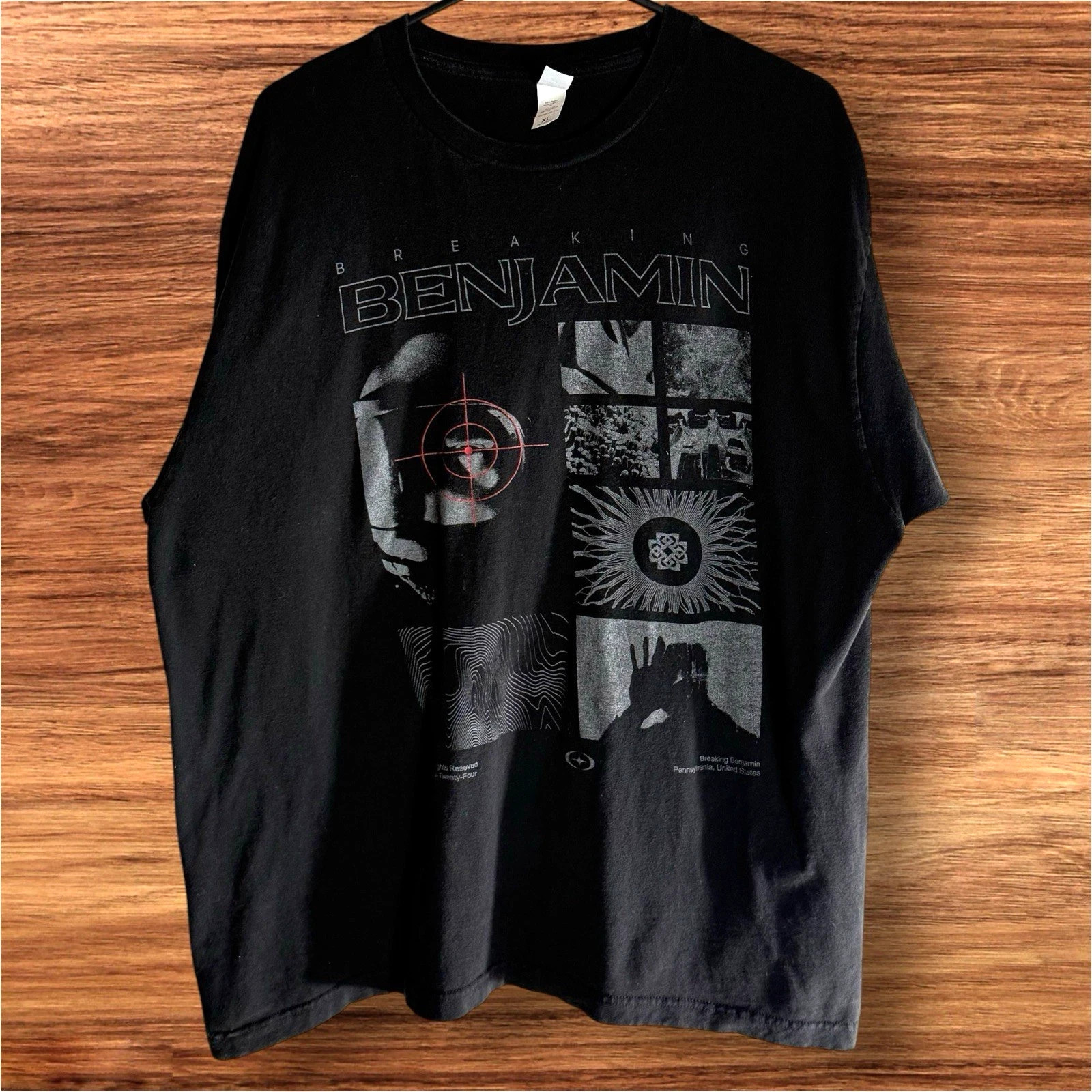 Breaking Benjamin rock tour concert black color shirt reprint VK12704
