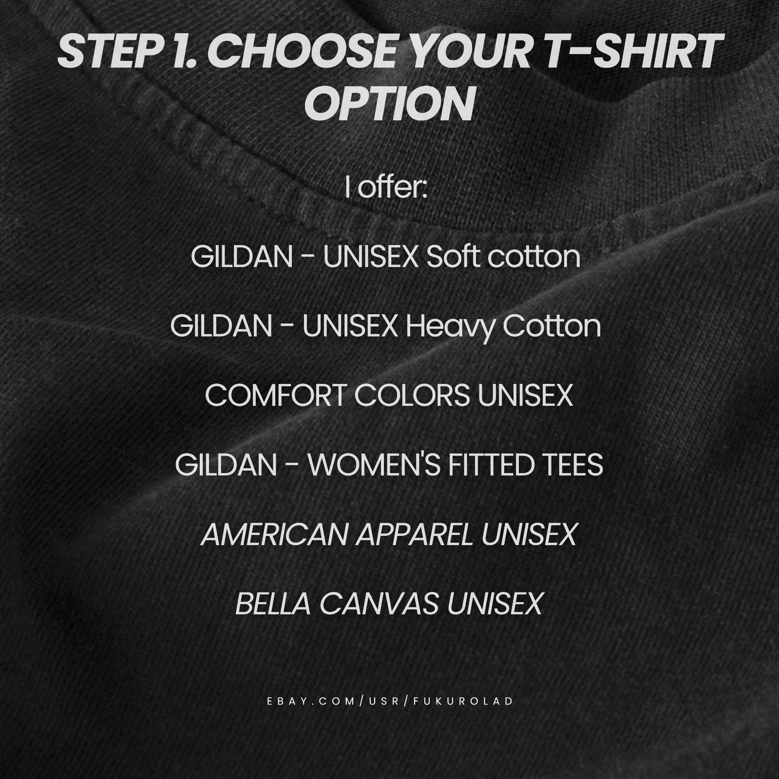 CUSTOM PRINTED TSHIRT – send in your own design/image – HIGH QUALITY PRINT