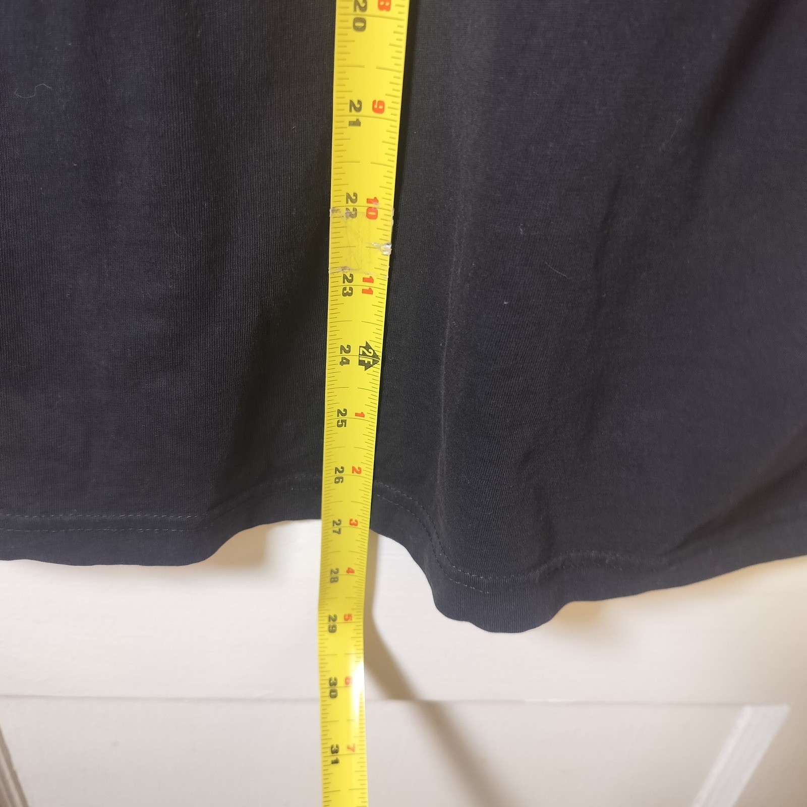 Versace Jeans Mens Black Wavy Typography Logo Graphic T-Shirt Medium B3GMA752
