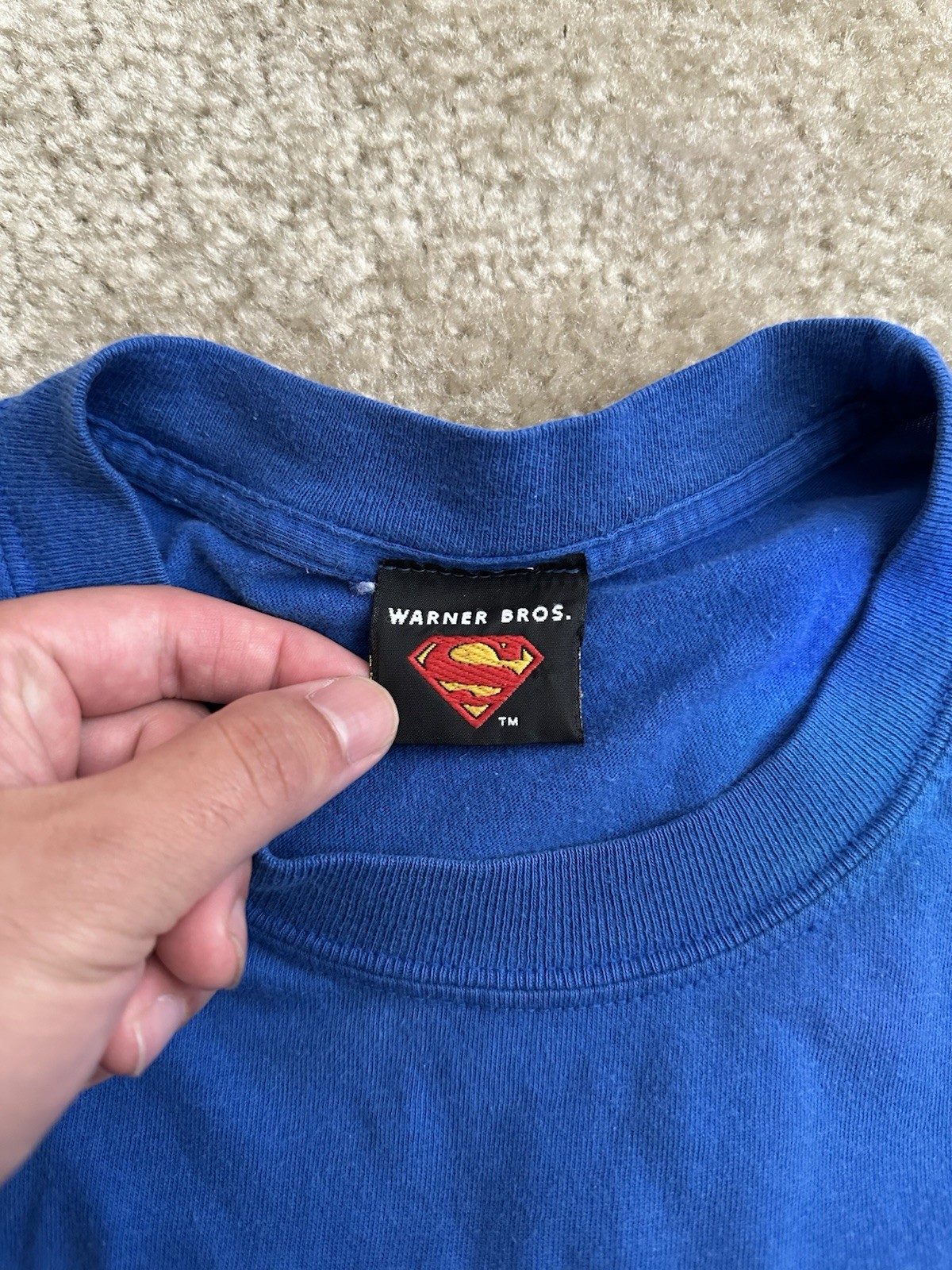Warner Bros. DC Comics Superman Logo shirt