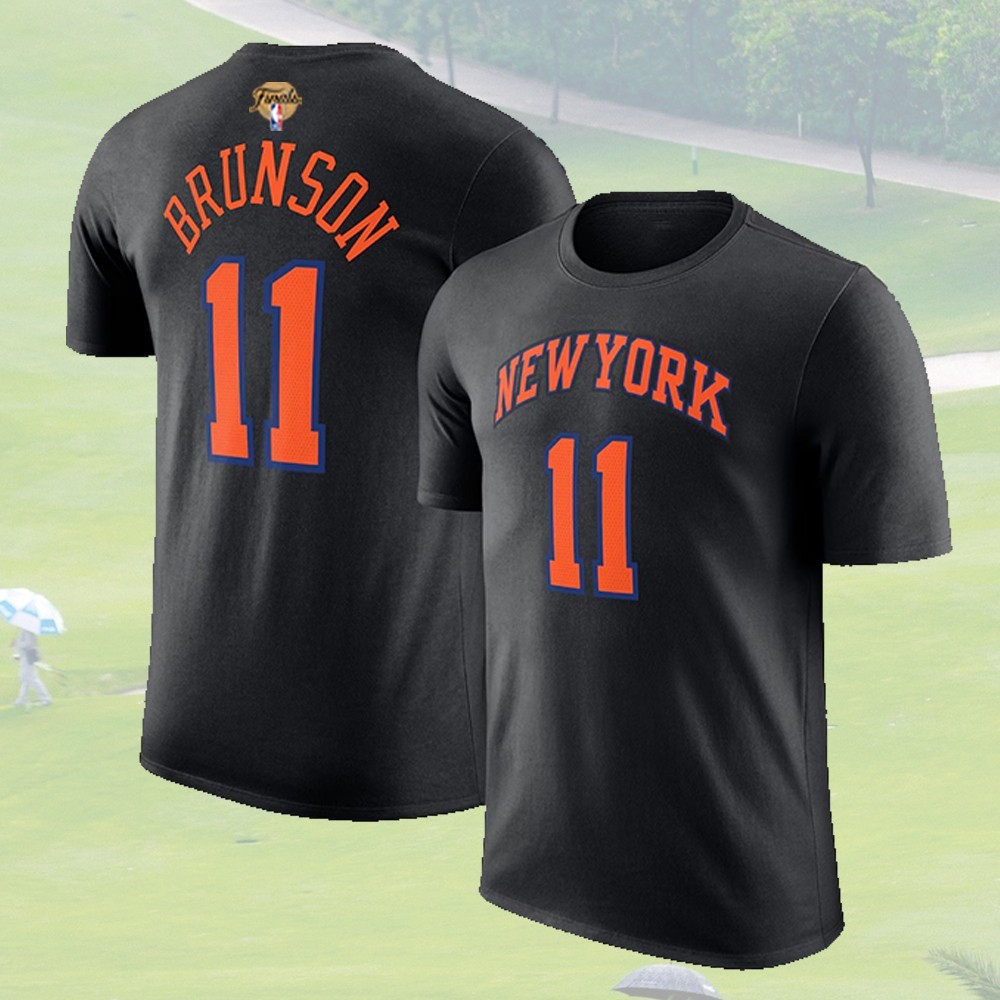 ✍️HOT – Jalen Brunson #11 Baskeball Team 2026 Finals Champions Name & Number Tee