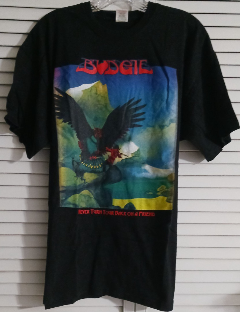VTG Budgie 30th Anniversary Never Turn Your Back On A Fried NEW Size XL