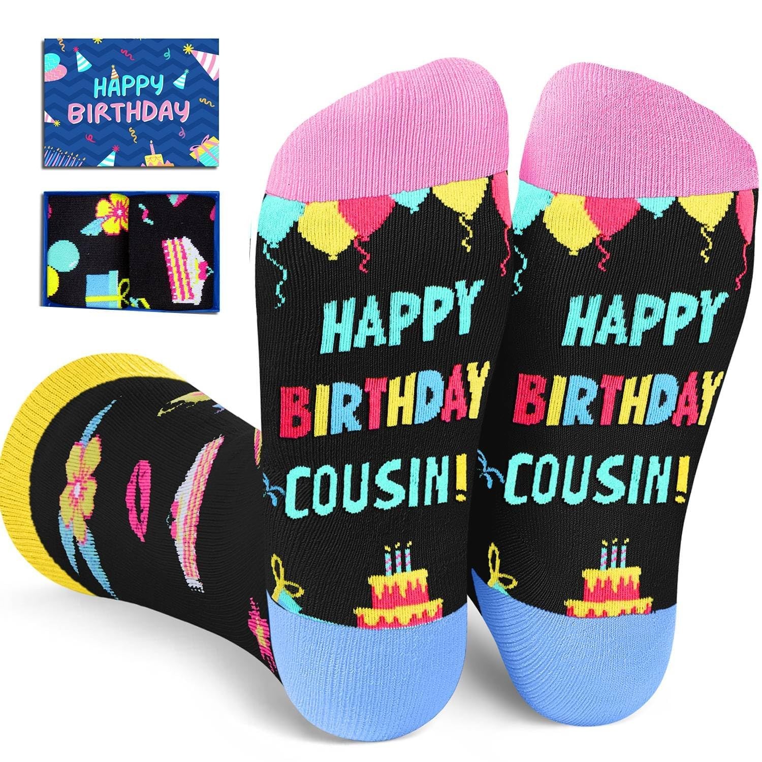 Cousin Gifts for Women – Gifts for Cousins Female, Cousin Birthday Socks, Sto…