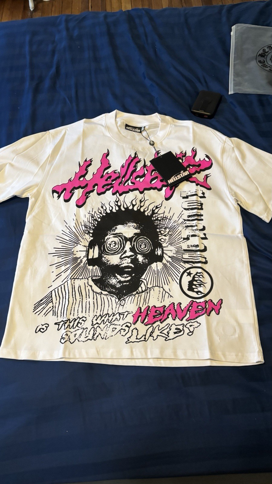 Hellstar Mens Small Oversized Tee 1:1 Good Quality Rep