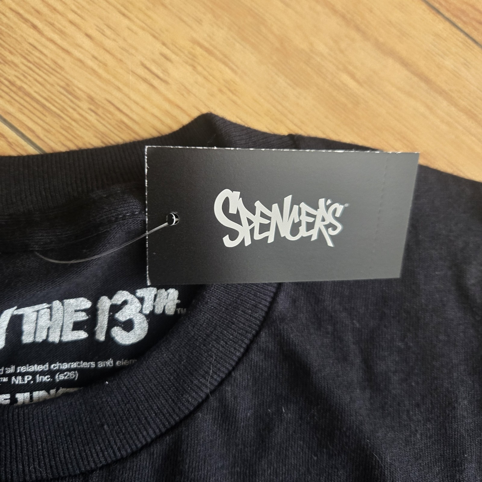 NWT: Friday The 13th Jason Voorhees Horror SPENCERS T-Shirt Black Adult Medium