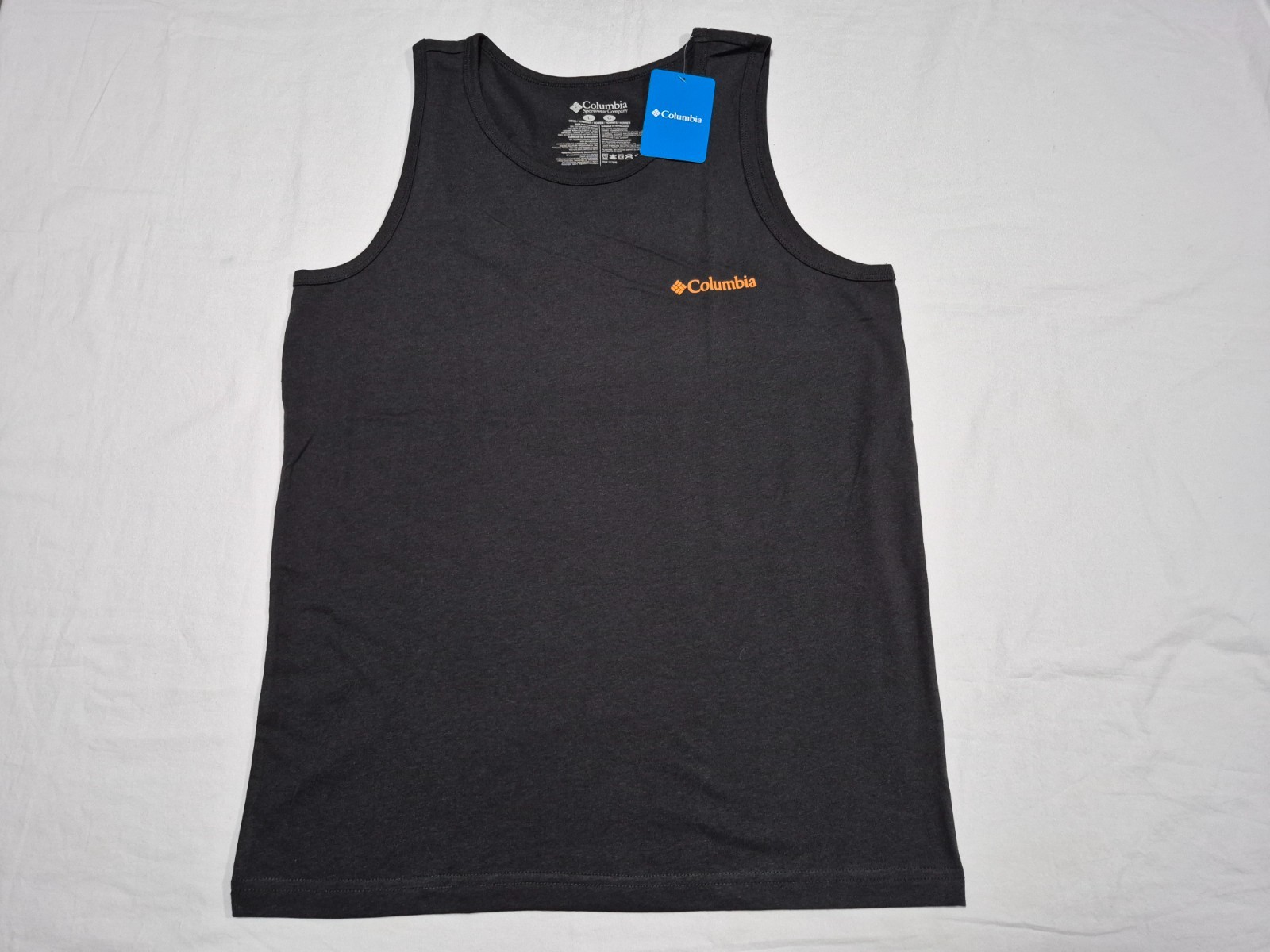 Columbia Men’s Outdoor Graphic Tank Top Black Sleeveless Sports Athletic Gym
