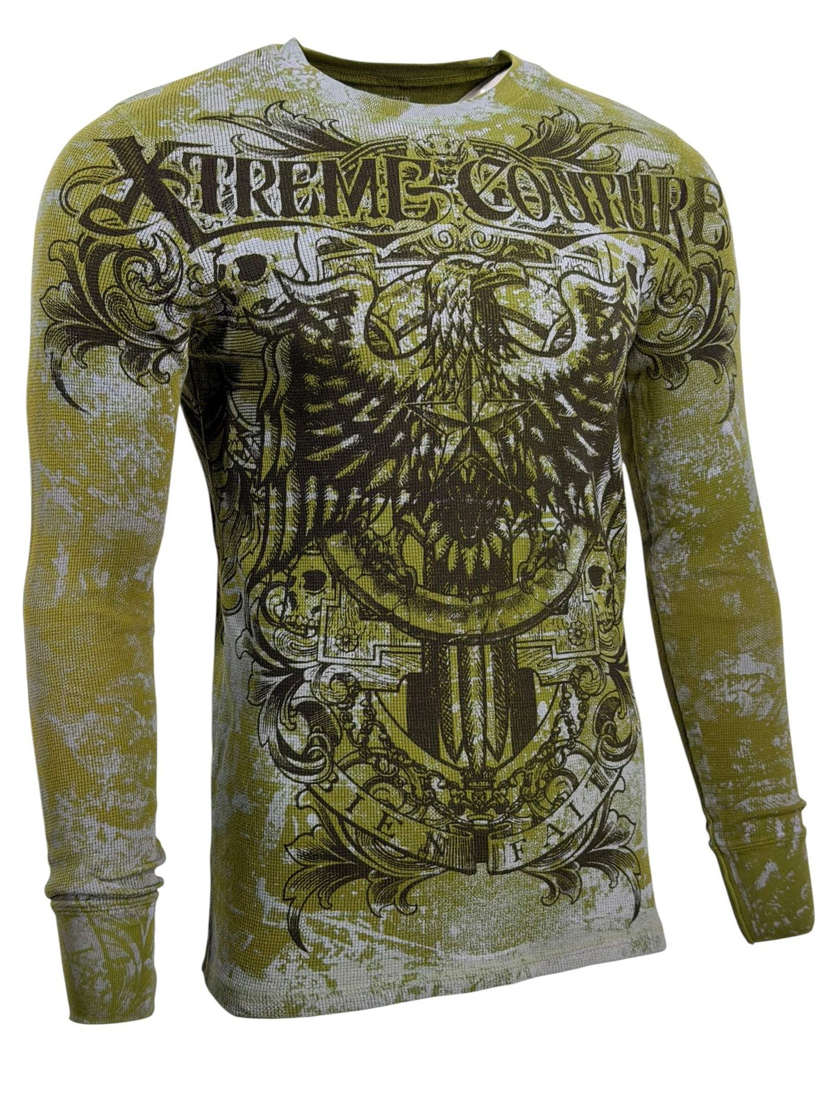 Xtreme Couture By Affliction Men’s Long Sleeve Thermal Shirt Patron