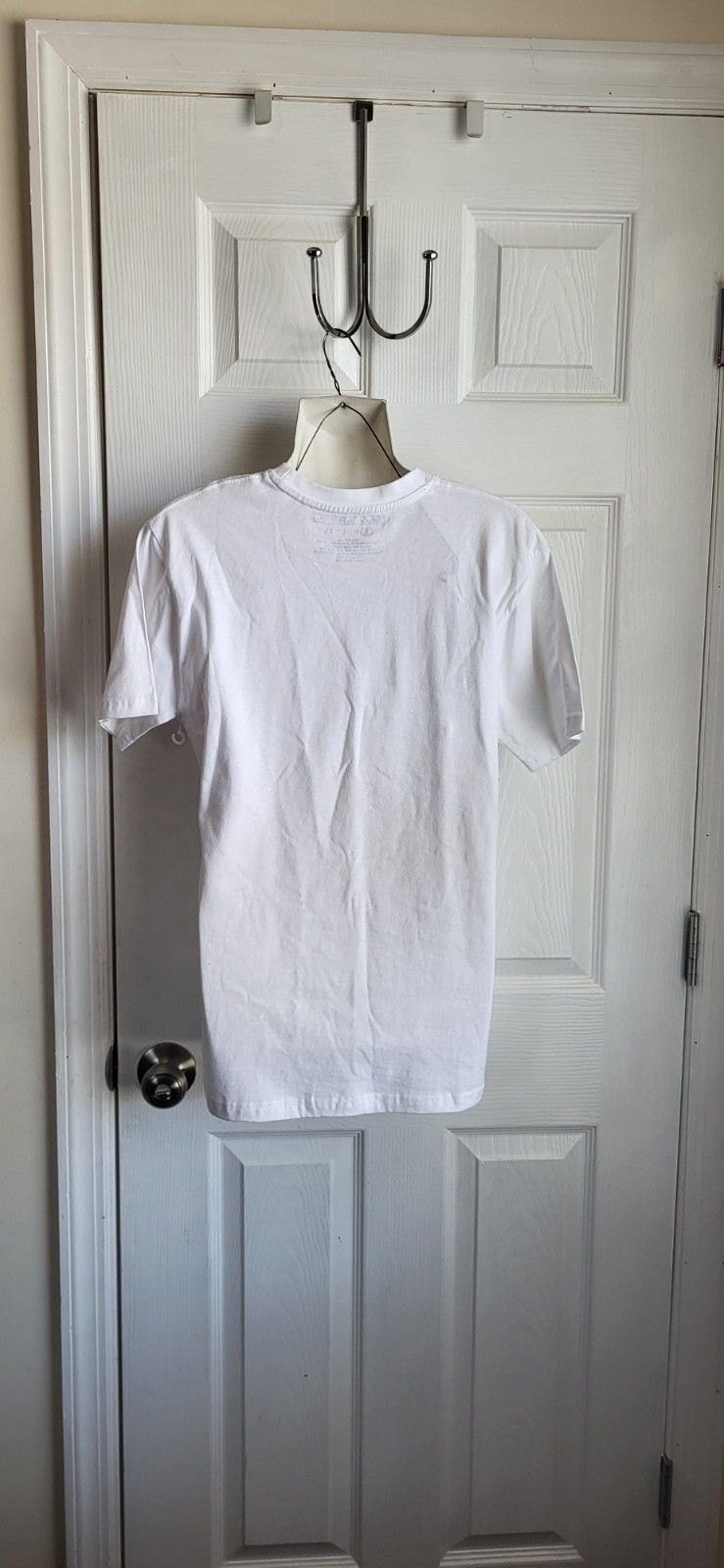 Brooklyn Vertical Cherry Bomb White Graphic Women’s Short Sleeve T-Shirt Size S