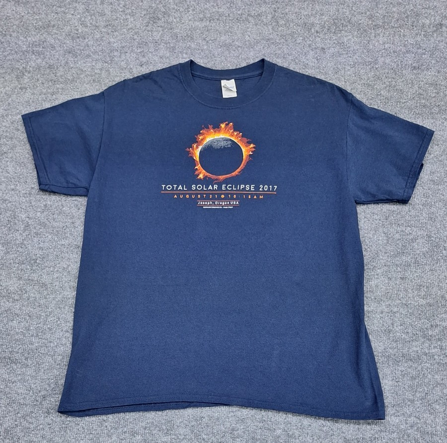 Gildan Ultra Cotton Joseph Oregon Solar Eclipse 2017 Graphic T-Shirt Adult Large