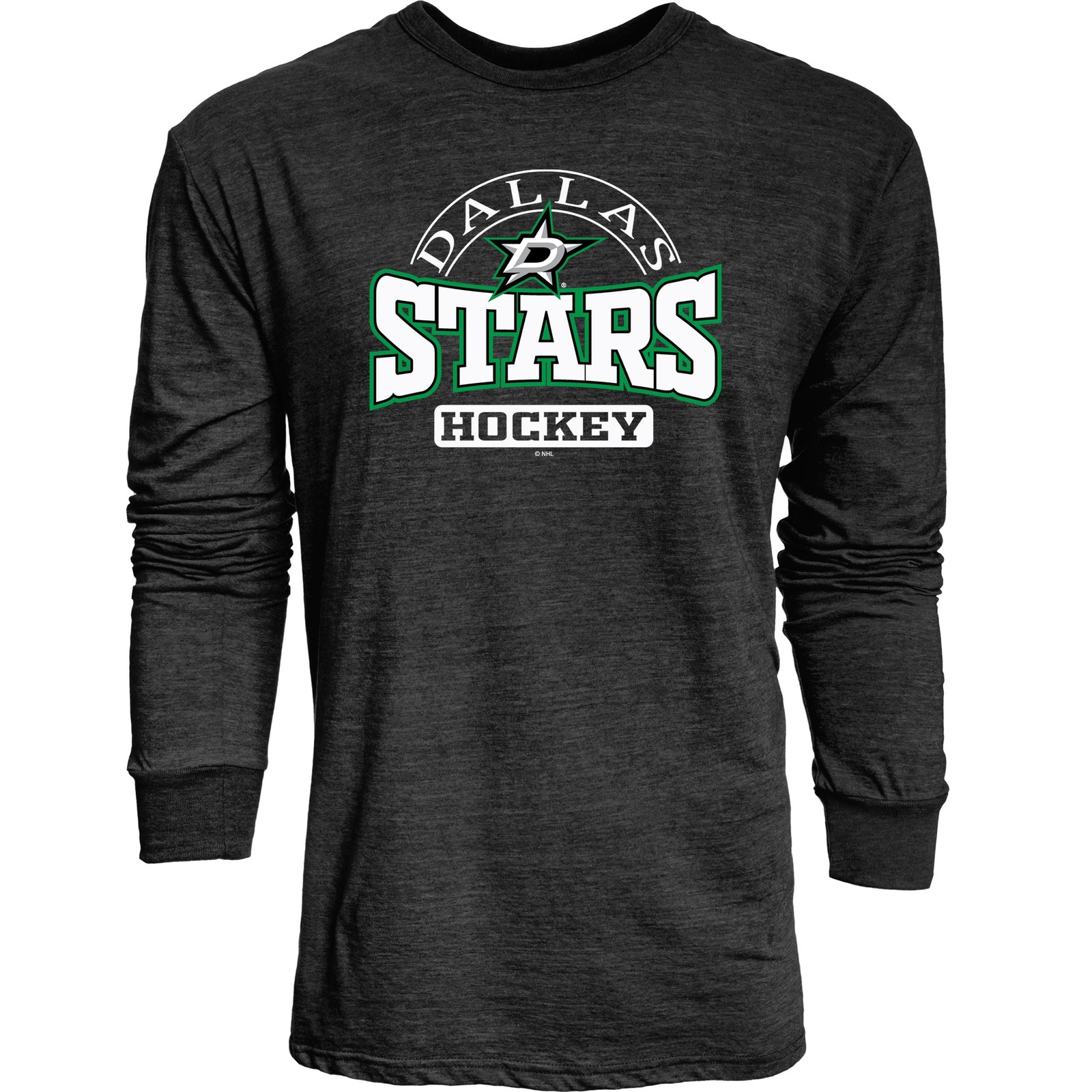 Blue 84 Dallas Stars Nhl Officially Licensed Tri-Blend Long Sleeve T-Shirt