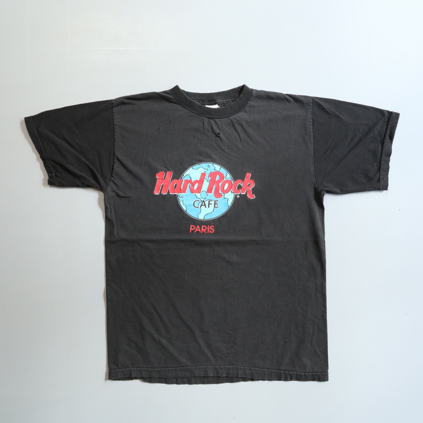 Vintage Hard Rock Cafe Paris France Shirt Men’s Large Distressed
