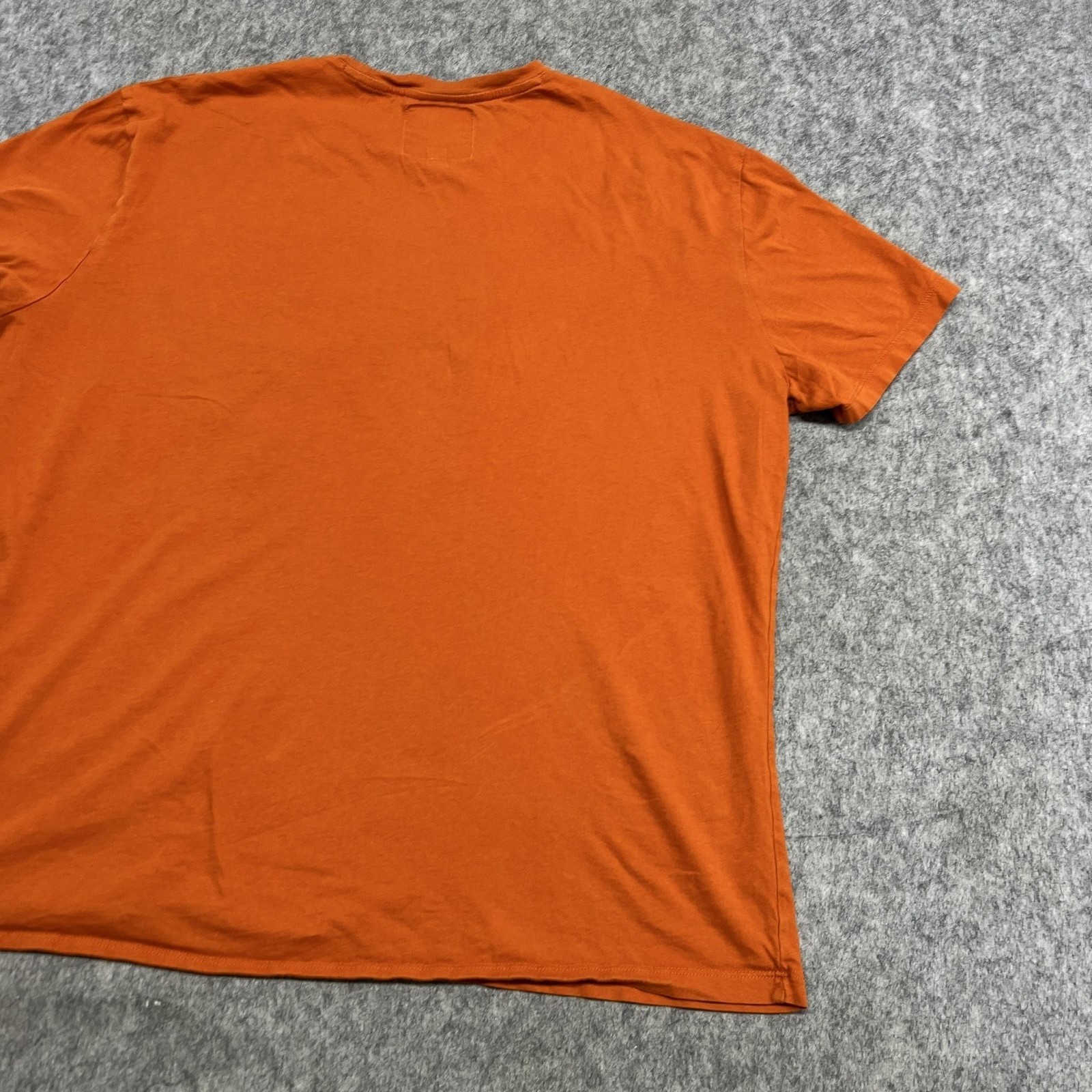Armani Exchange Shirt Mens Medium Orange A/X Logo Graphic Cotton Tee Designer
