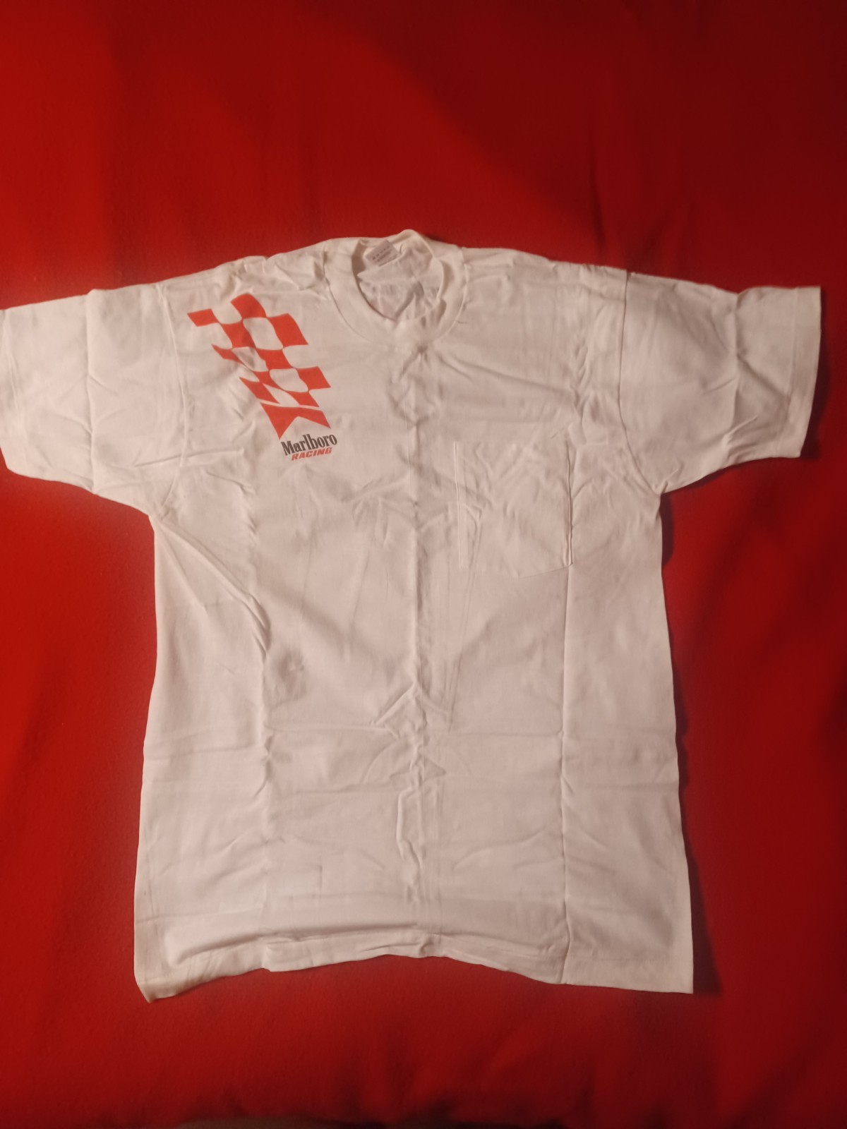 Vintage 90s Marlboro Racing Team Promo T-Shirt XL Size Original Packaging