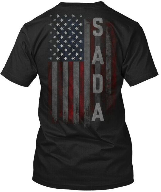 Sada Family American Flag T-Shirt Made in the USA Size S to 5XL
