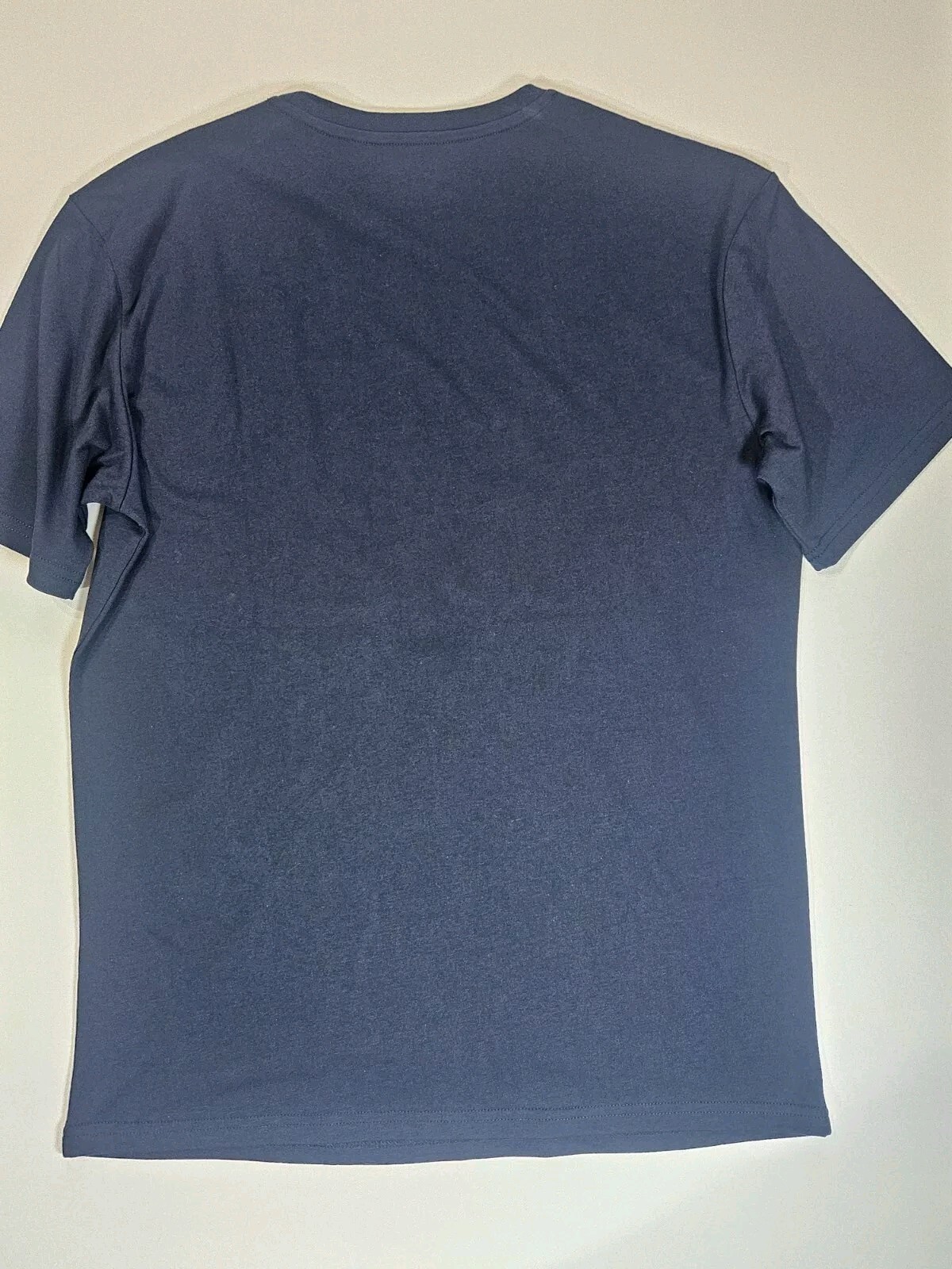 Harpoon Brewery Boston MA Medium Mens Blue Double-sided Graphic Logo Tshirt Beer