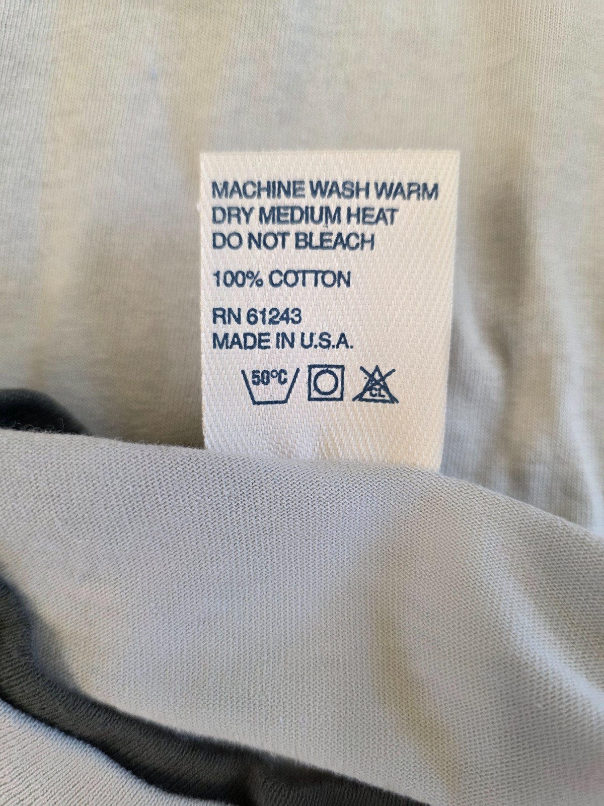 Men’s Alore Absolute Quality T-Shirt Made in USA XL Tan Black