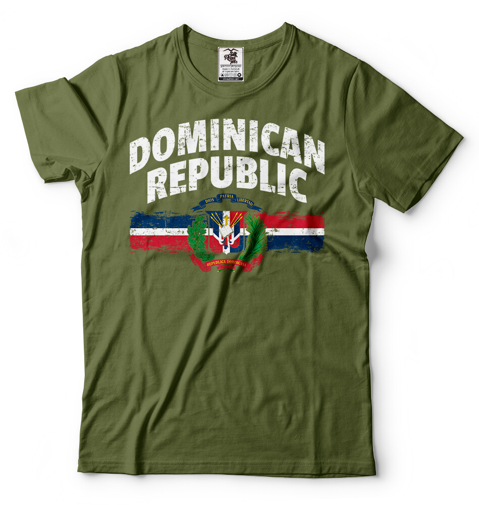 Dominican Republic Pride Country Flag Patriotic T-shirt República Dominicana Tee