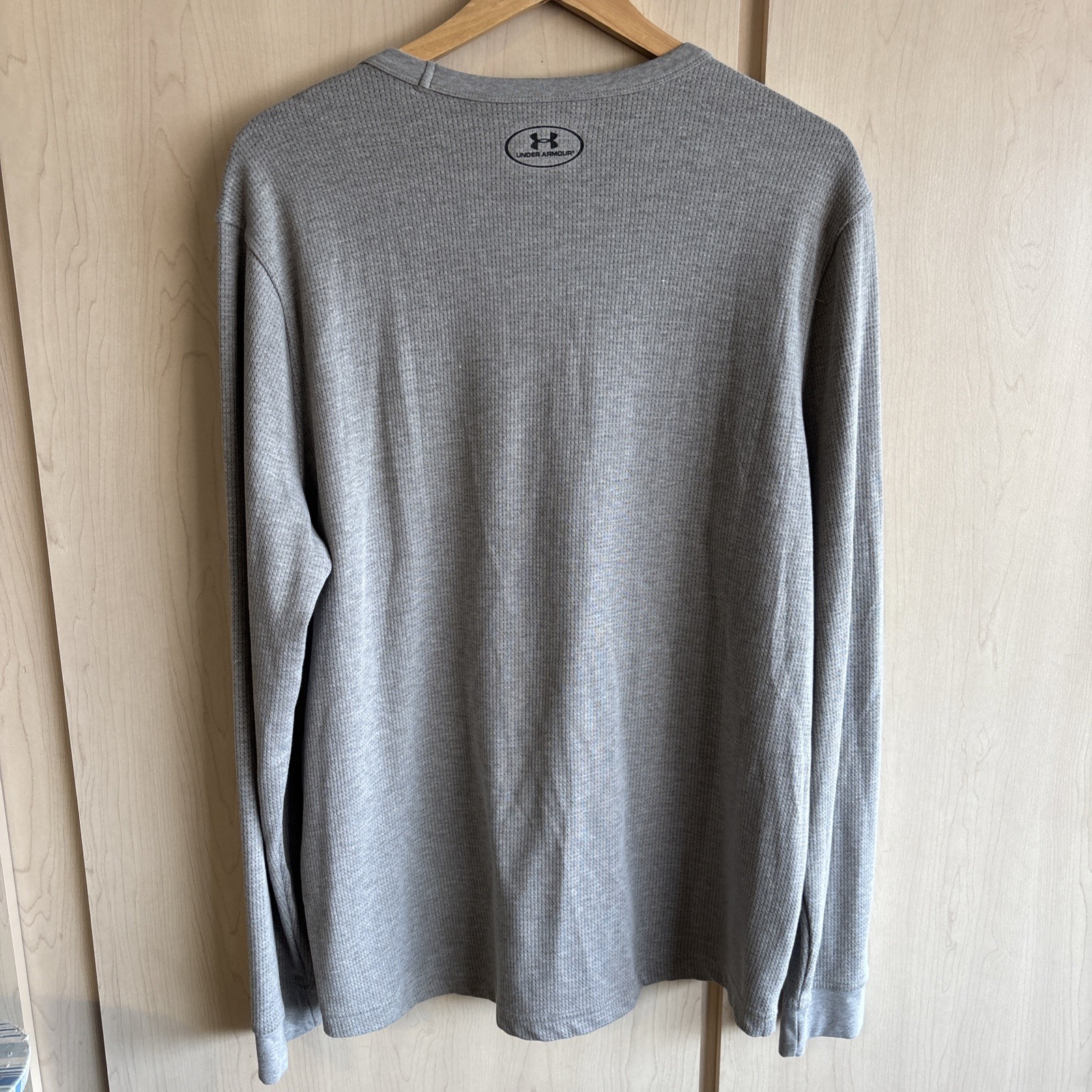 Under Armour Coldgear Shirt – Long Sleeve – Men’s XL X-Large Gray Brown Thermal