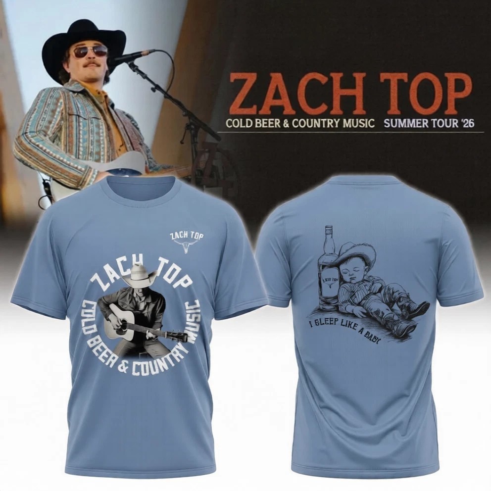 Zach Top Summer Tour 2026 Concert Outfit Unisex T-Shirt