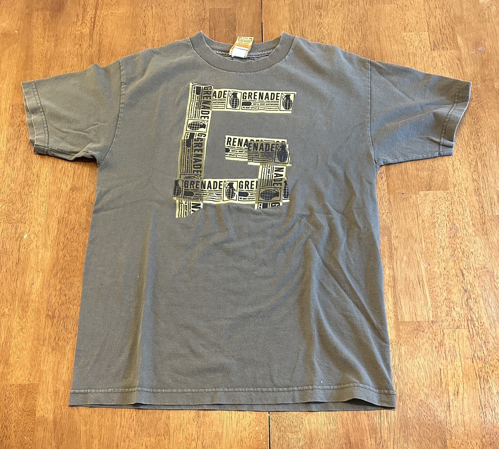 Vintage Grenade T Shirt Medium