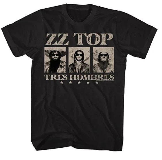 ZZ Top – Tres Hombres Black Cotton S-5XL Unisex T-Shirt IL65