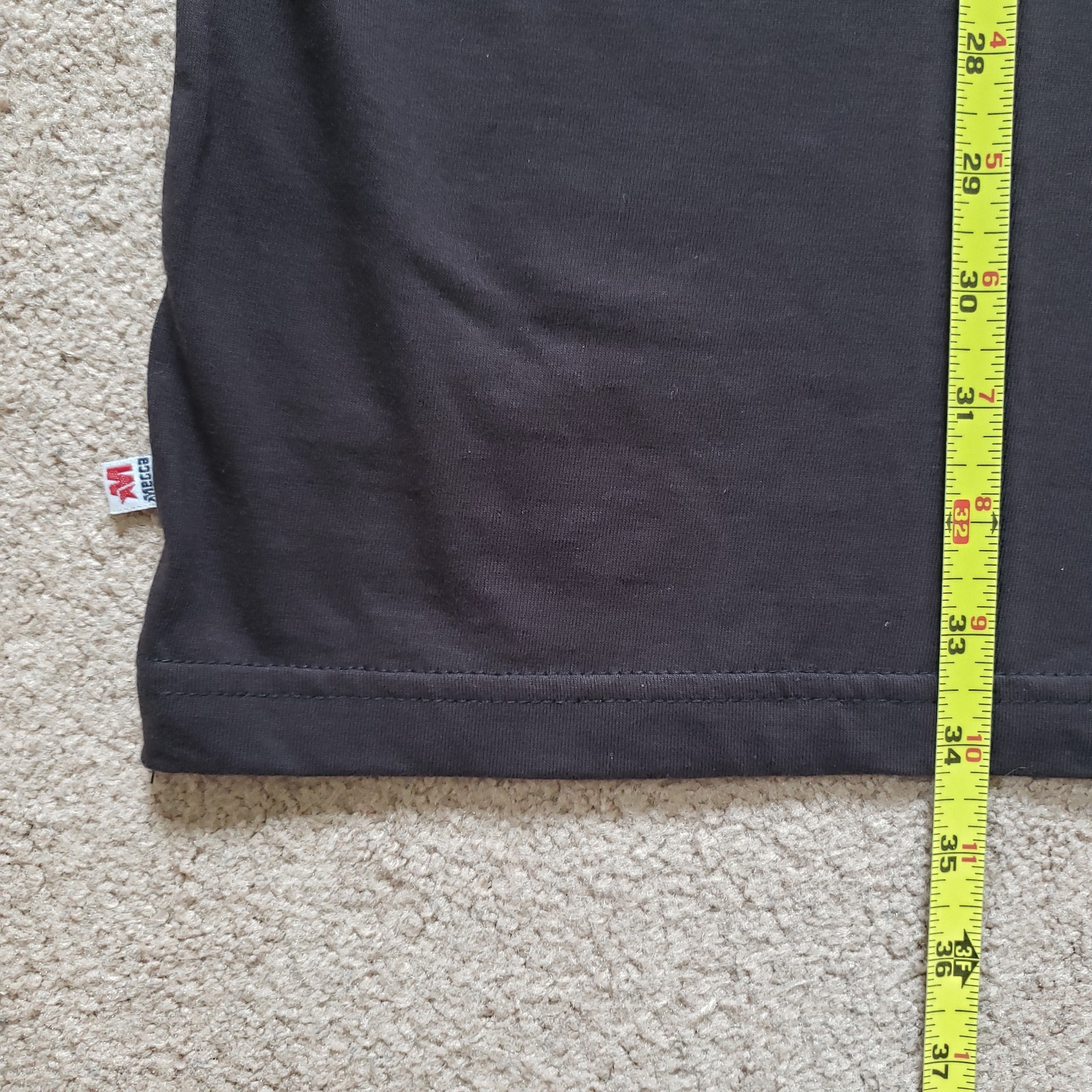 Vintage Y2K Mecca Plain Blank Size XL Mens 100% Cotton T-Shirt Urban Baggy Skate