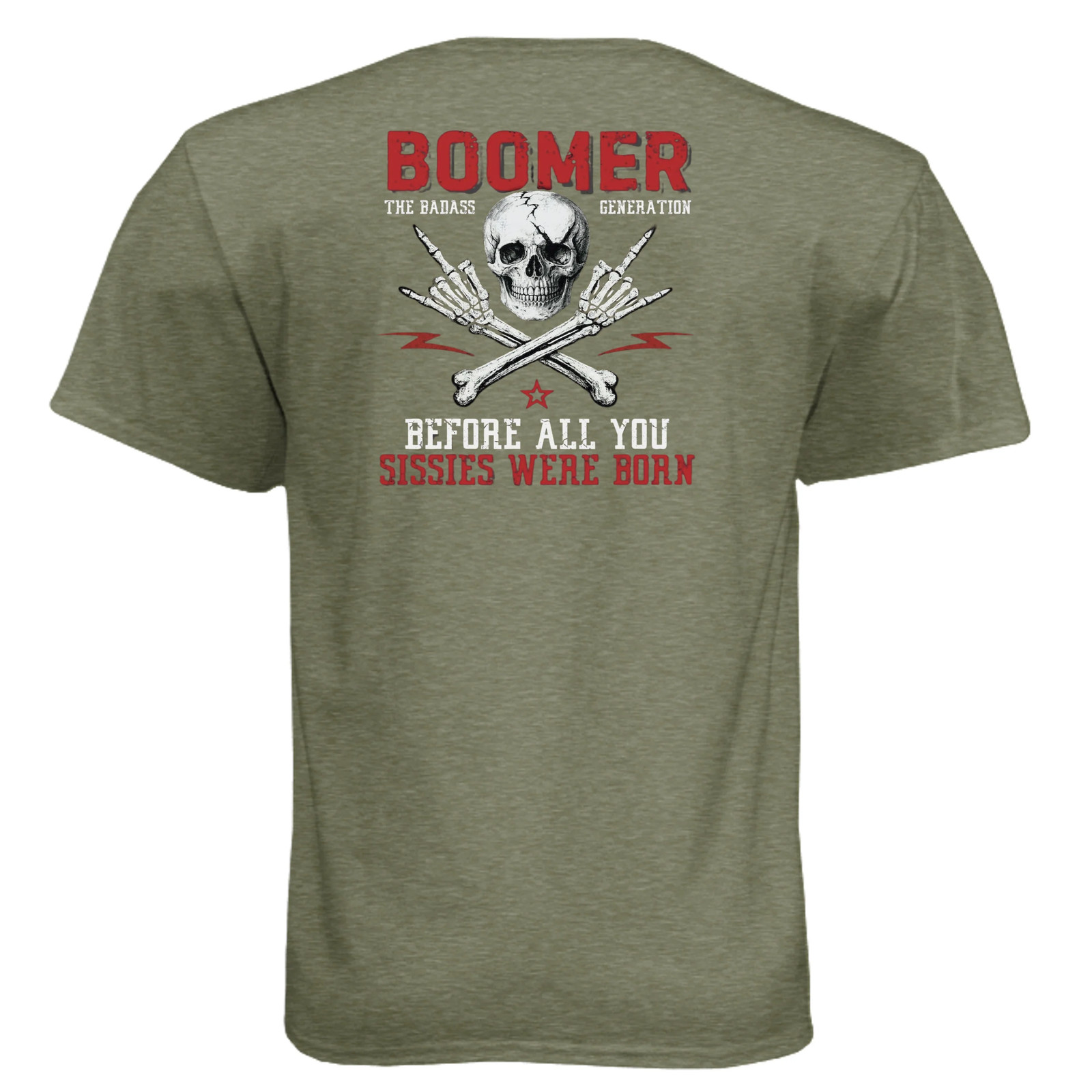Boomersgen Graphic Tee — Vintage Boomer Art | Men’s Triblend Shirt