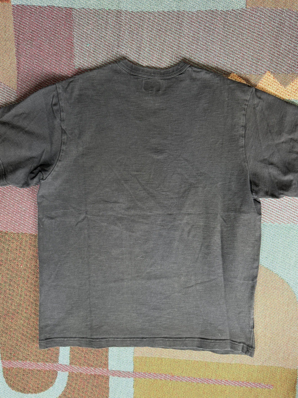 Rare SUPREME FW20 2020 Shoulder Arc Spell Out T Shirt Streetwear Black Large Fad
