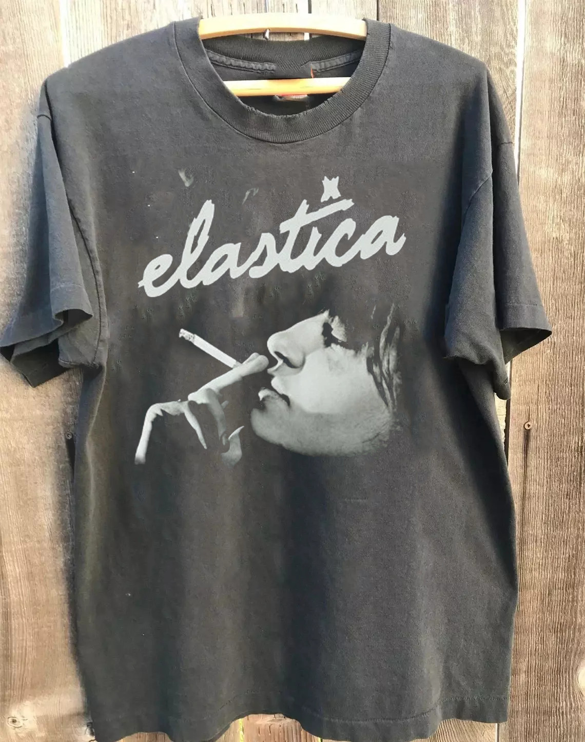 Elastica Band Smoking Charcoal Style T-shirt All sizes S-5XL TU62