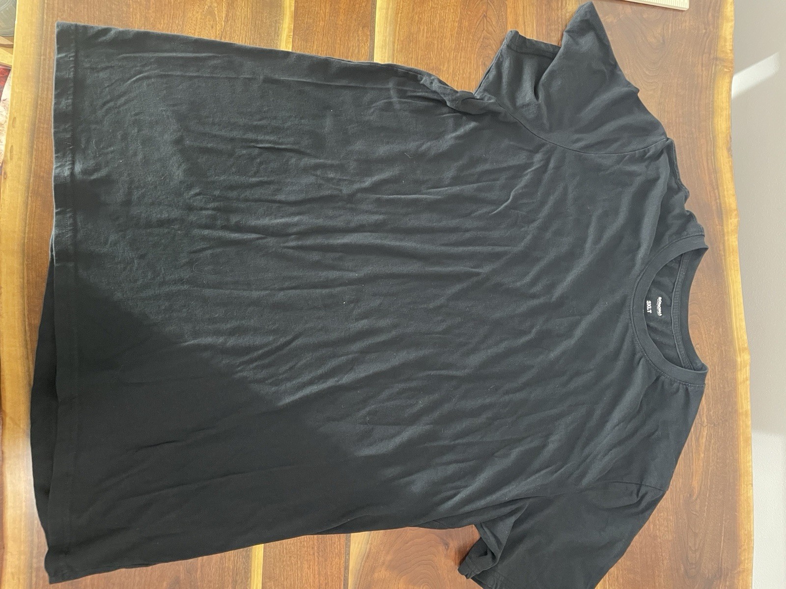 Black Men’s 3XLT Big & Tall Short Sleeve Crew Neck Cotton T-Shirt