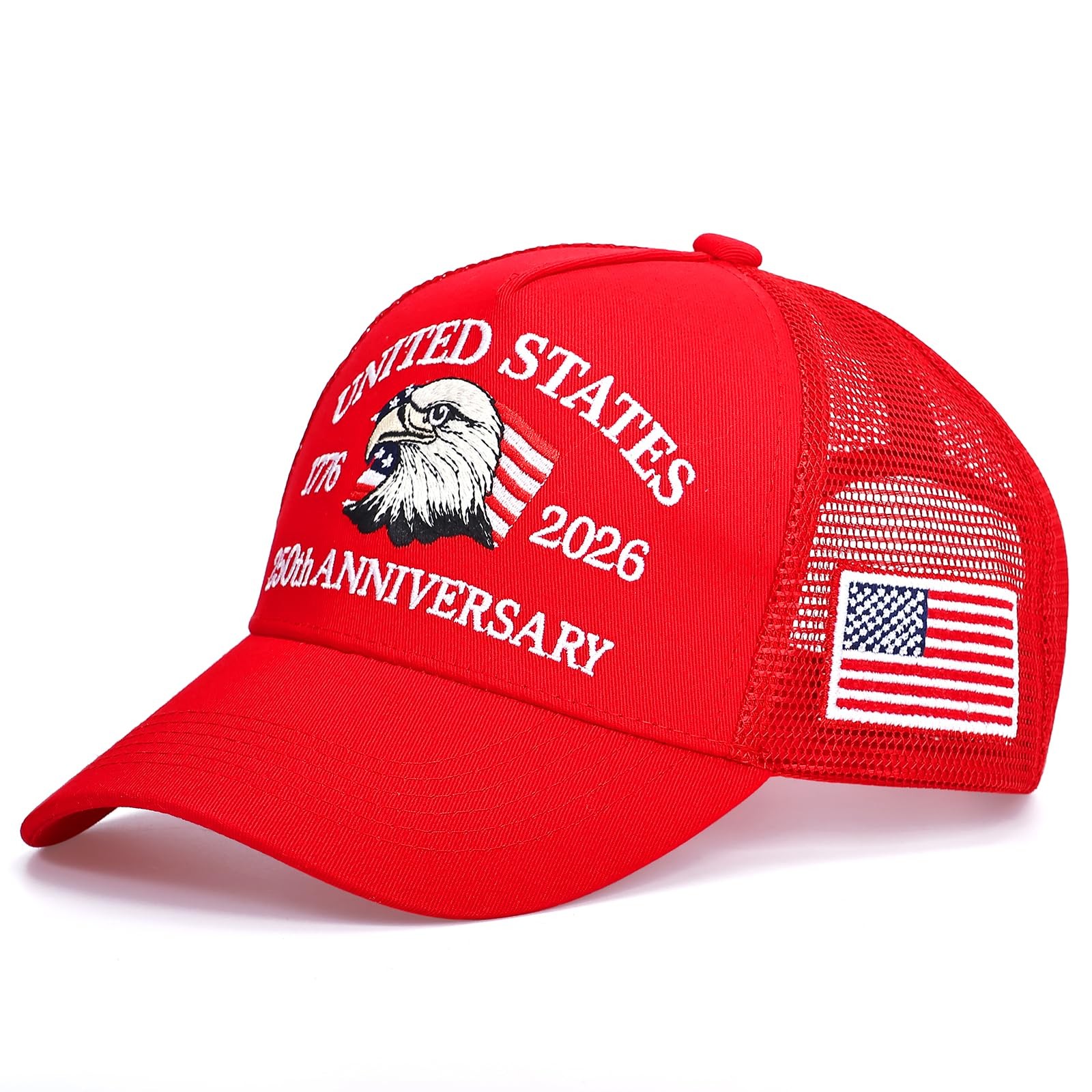 for USA 250th Anniversary Hat, Adjustable 1776-2026 Embroidery Commemorative …