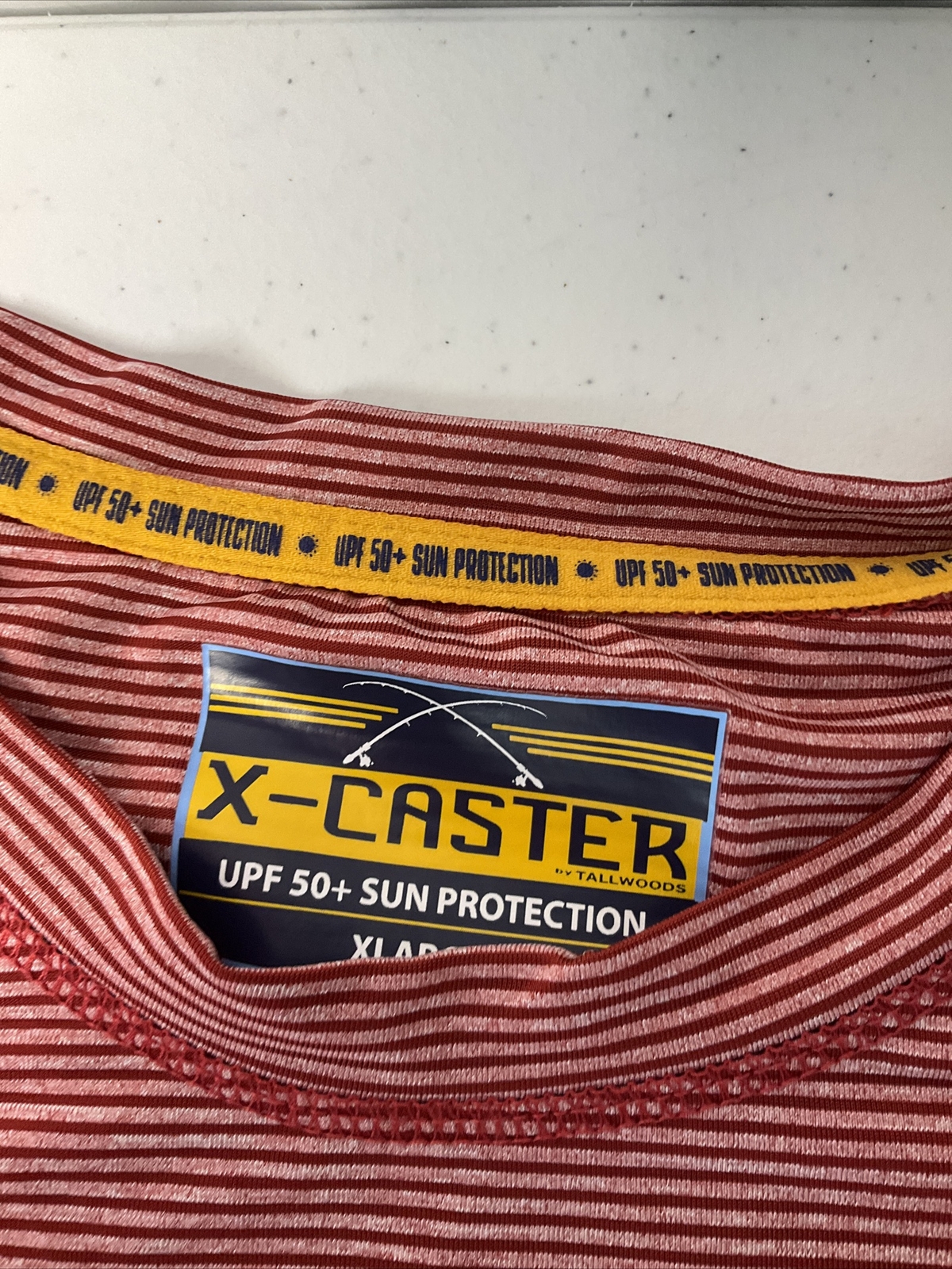 X-Caster Shirt Mens XL UPF 50+ Sun Protection Long Sleeve Fishing Camping Crew