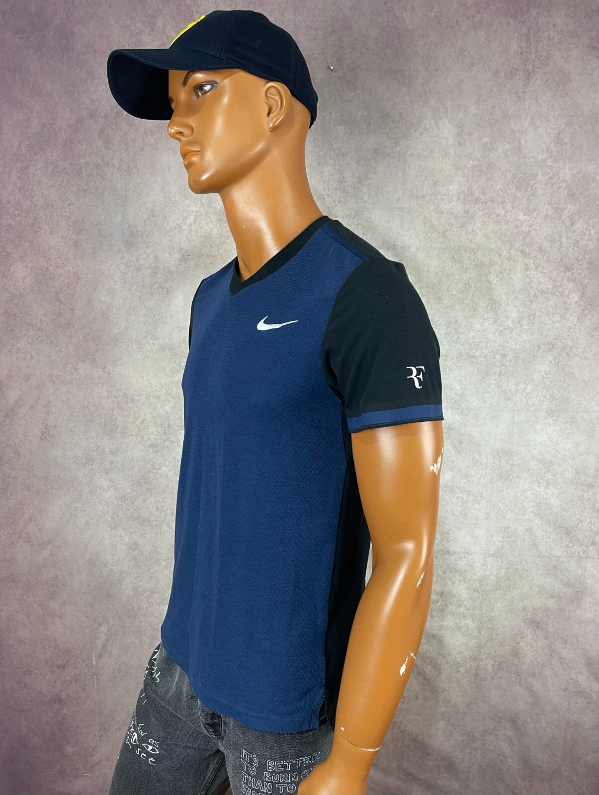 Nike 2015 Swiss Indoors Basel Final Roger Federer v Rafael Nadal Shirt Size M