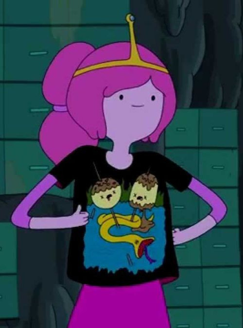Adventure Time Princess Bubblegum Marceline Metal 100% cotton T-shirt