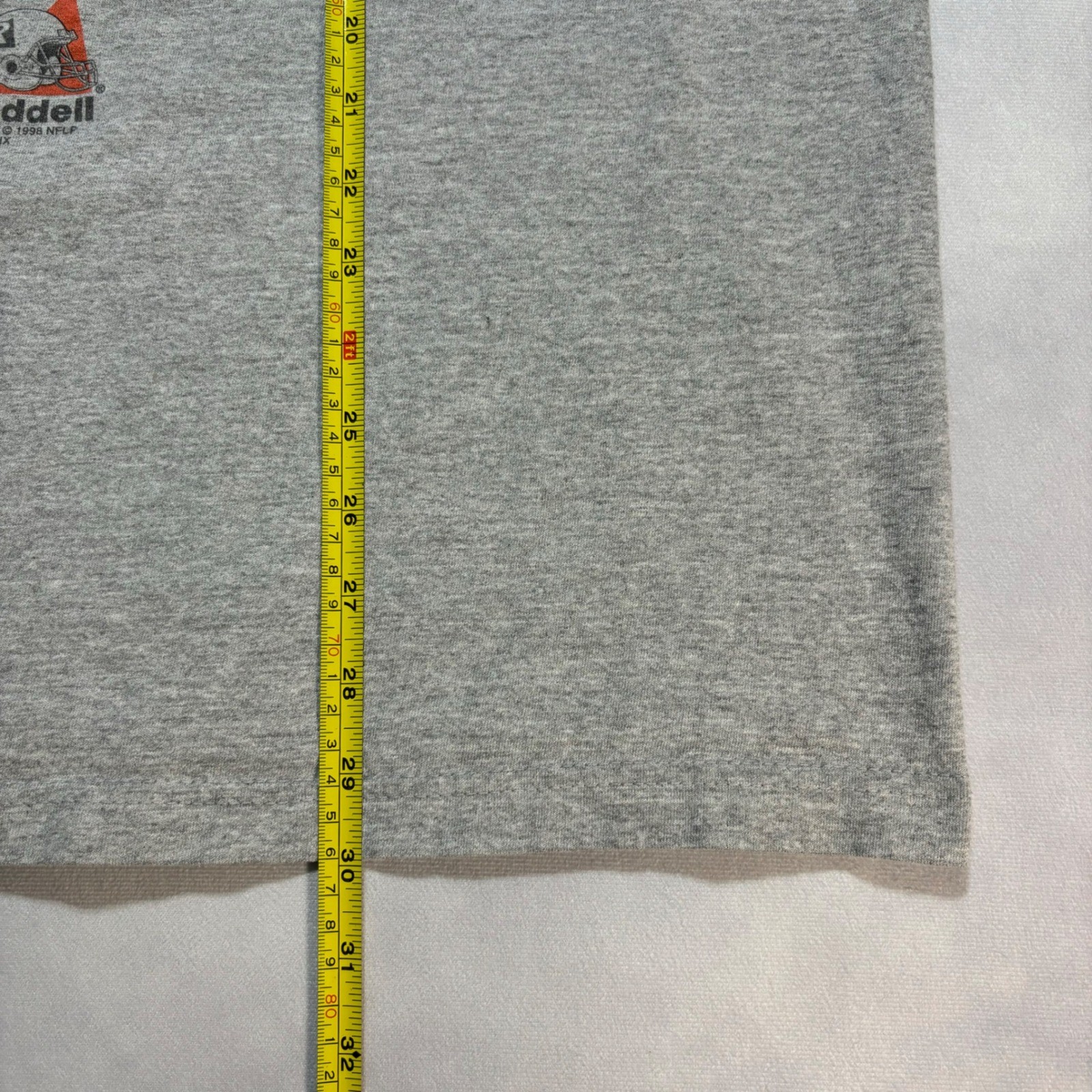Vintage 90s Denver Broncos T-Shirt Men’s L Gray Riddell NFL Football Made in USA