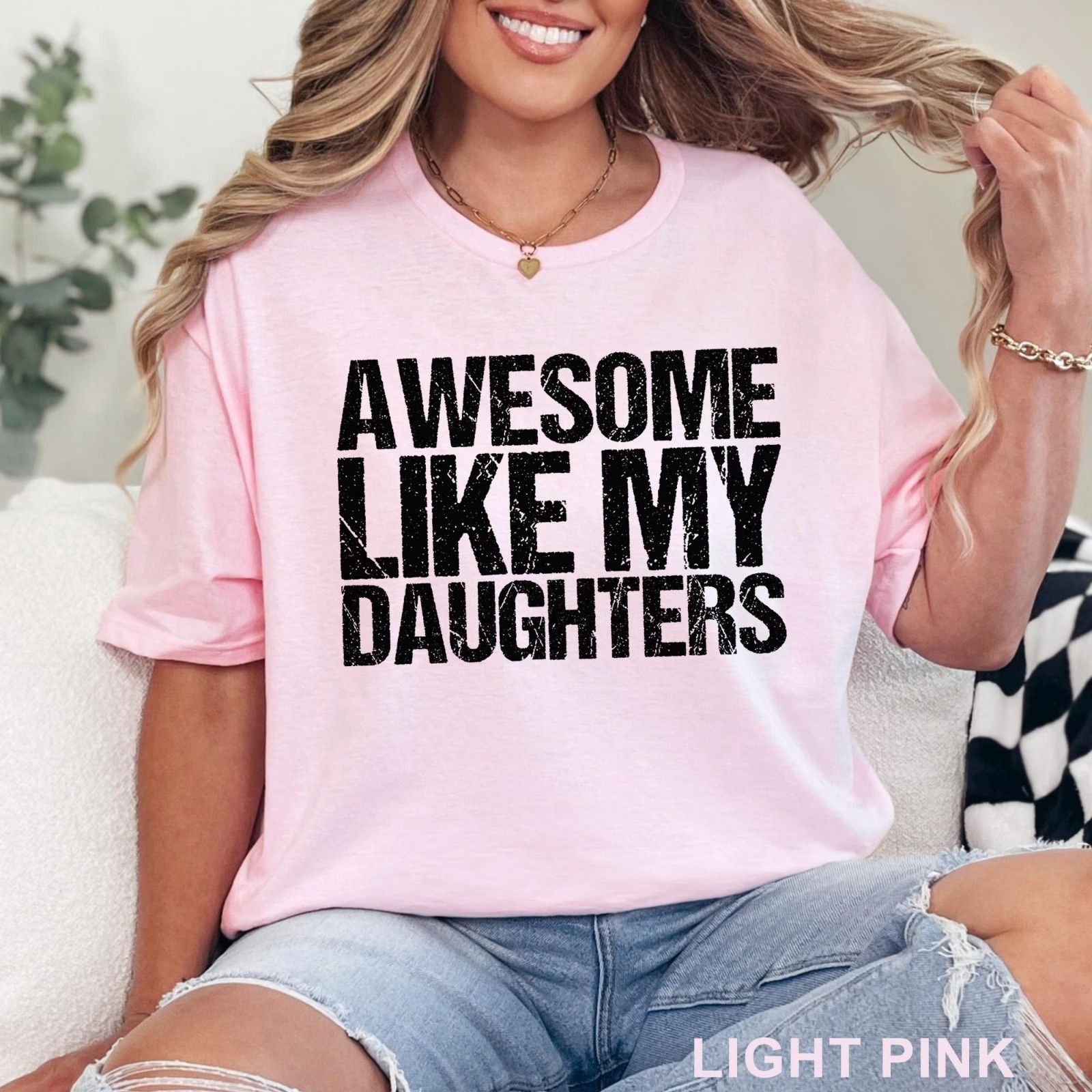 Awesome Like My Daughters Shirt, Daughters Father’s Day Tee T-Shirt