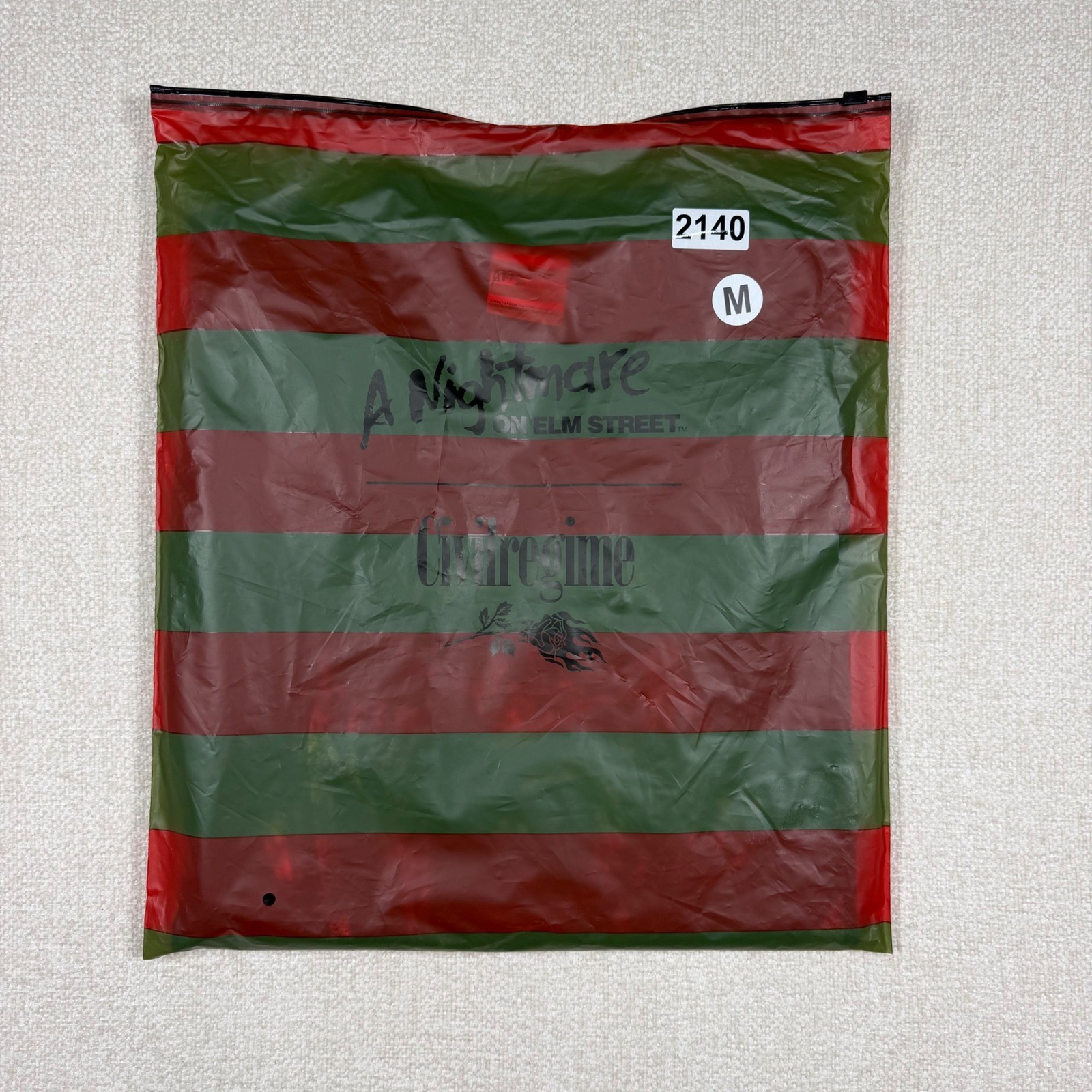 Civil Regime x A Nightmare On Elm Street Freddy Krueger Tee Vintage Black Mens M