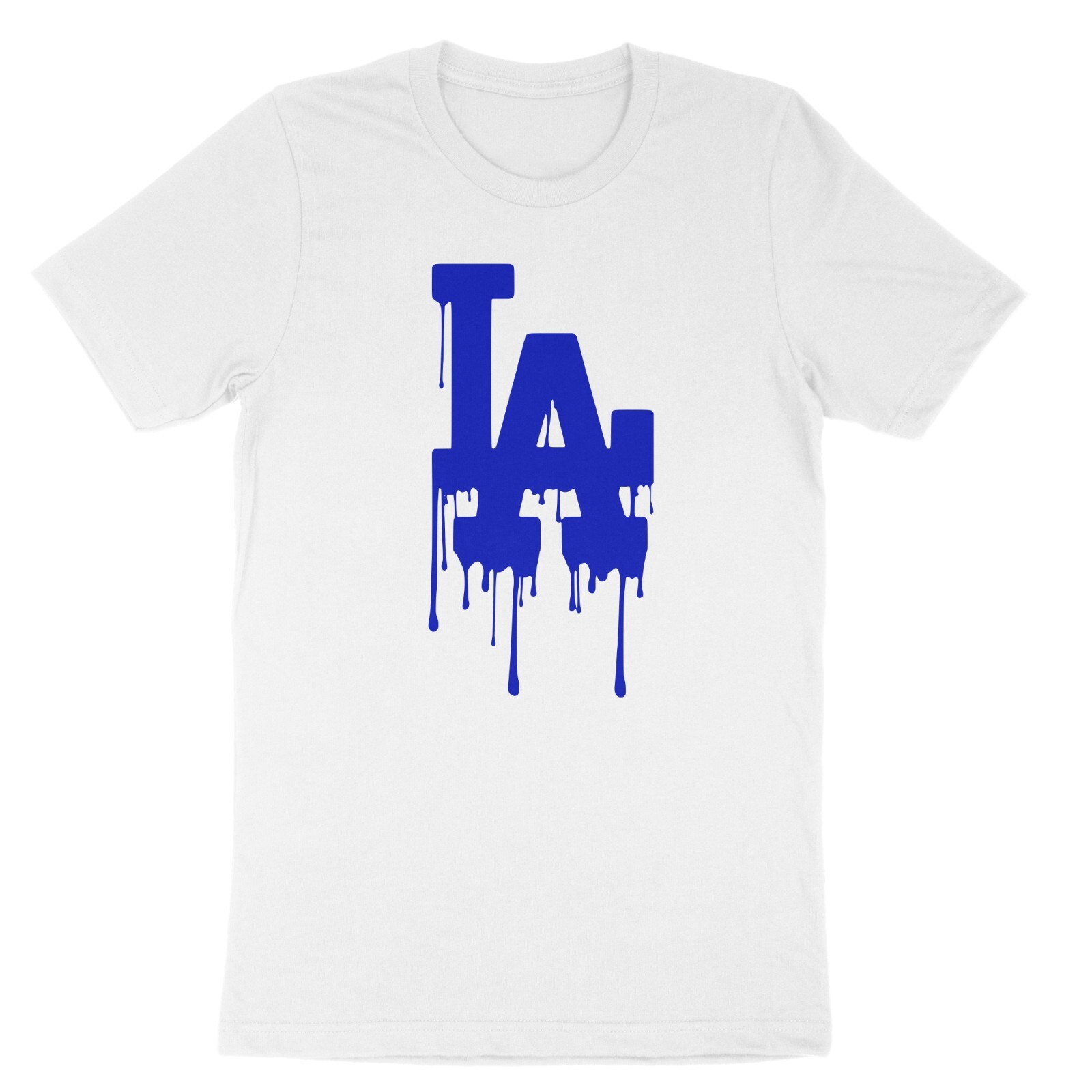 LA Drip, California, Los Angeles Red, Blue, Graphic Design Hip Hop Men’s T-Shirt