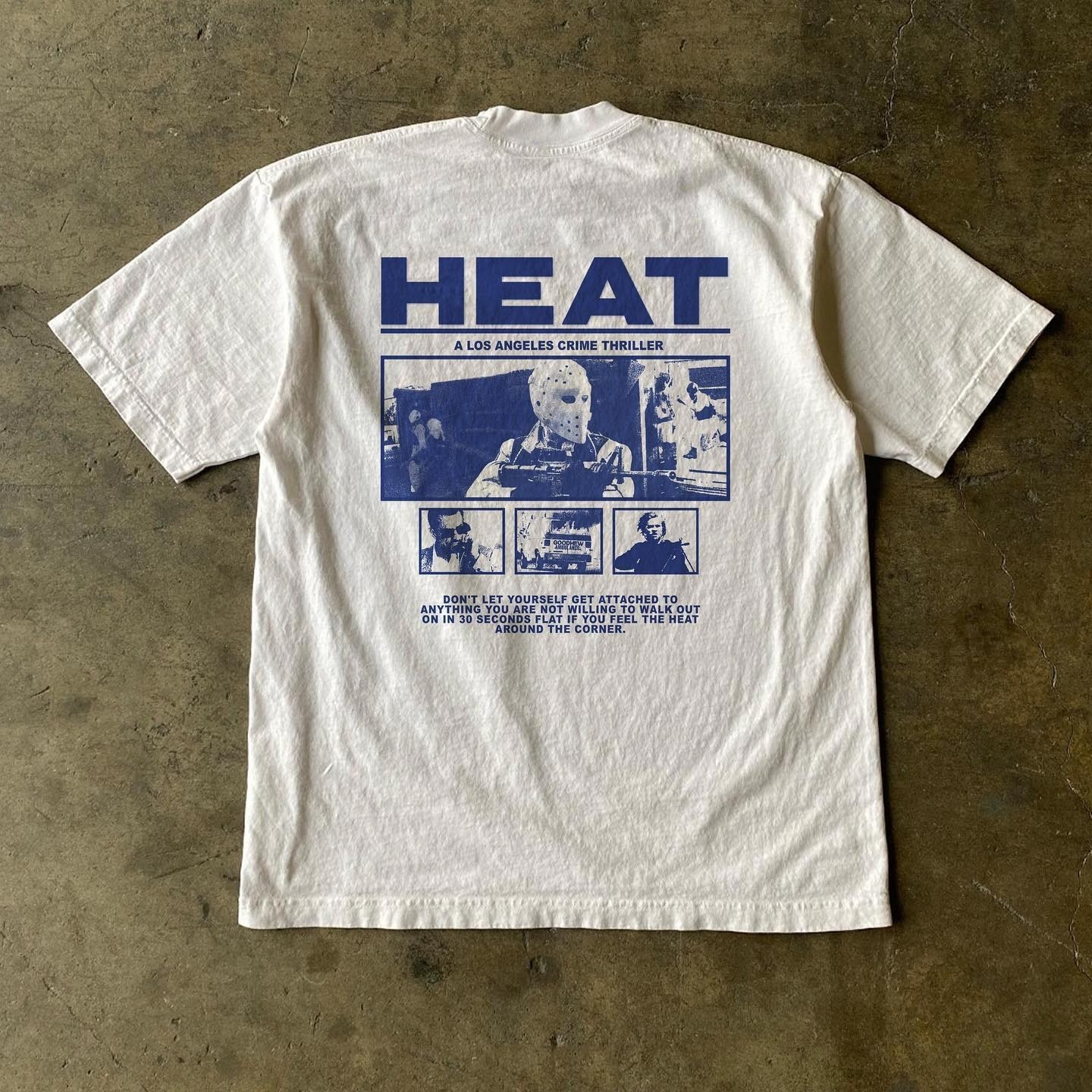 RETRO 1995 HEAT MOVIE UNISEX T-SHIRT S-5XL (2-SIDED)