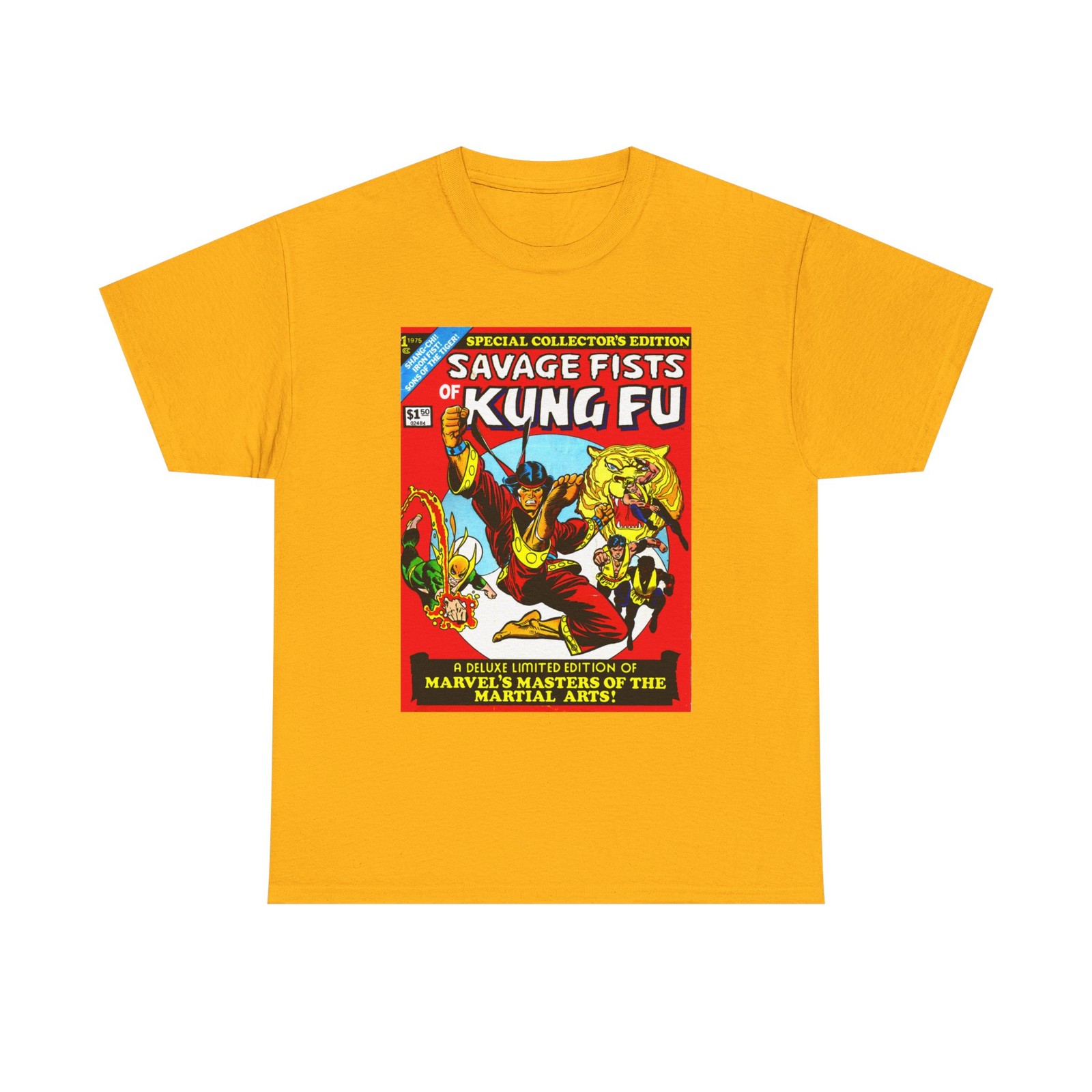 Savage Fists Kung Fu Tee, Martial Arts Shirt, Retro Marvel Comic Book T-shirt