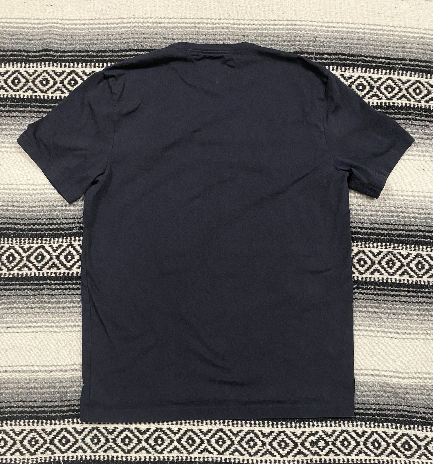 Tommy Hilfiger Y2K Style Tino T Shirt Mens XL Black Embroidered Logo Tee